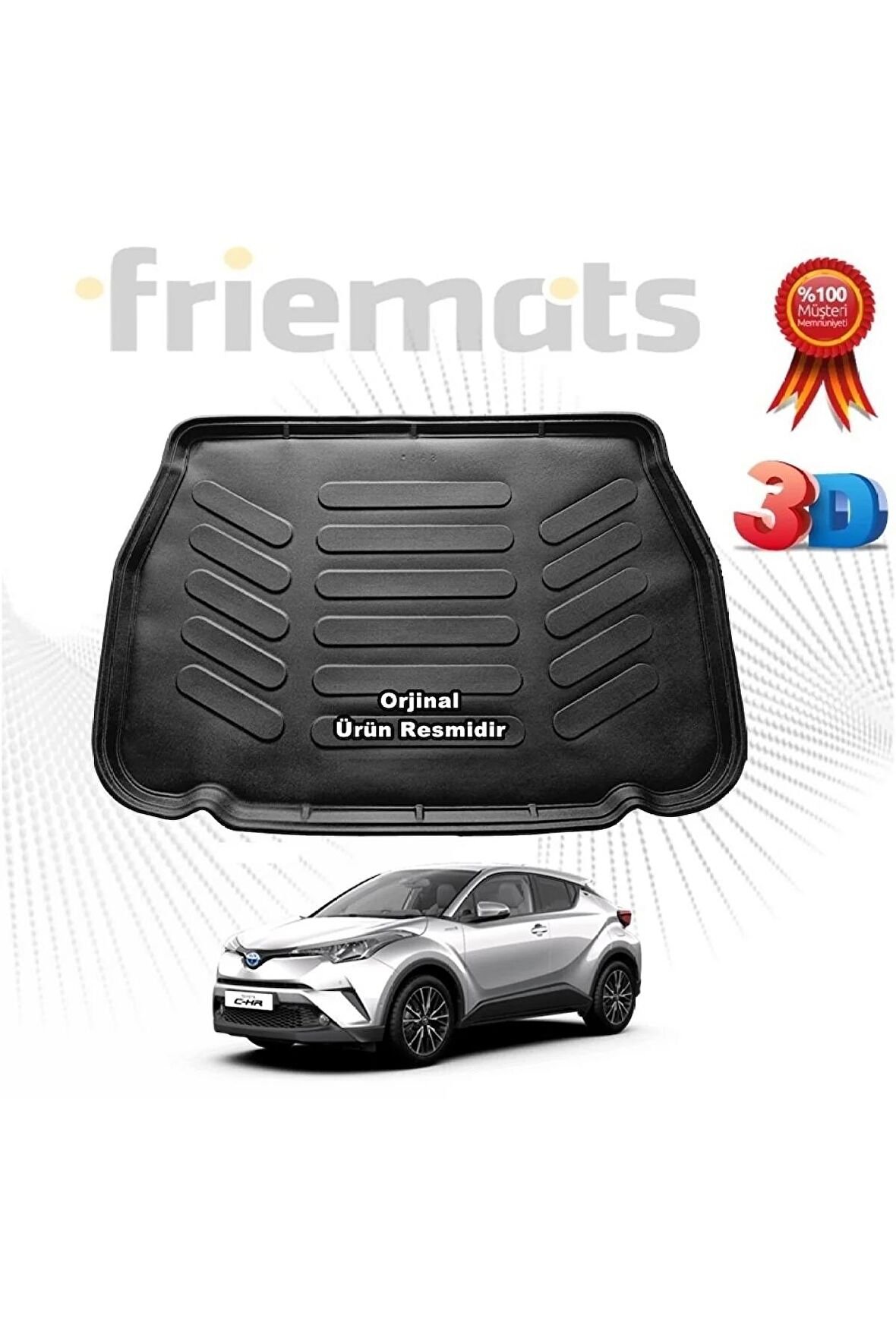 Toyota Chr 3d Bagaj Havuz Paspası 2016-2021 Arası
