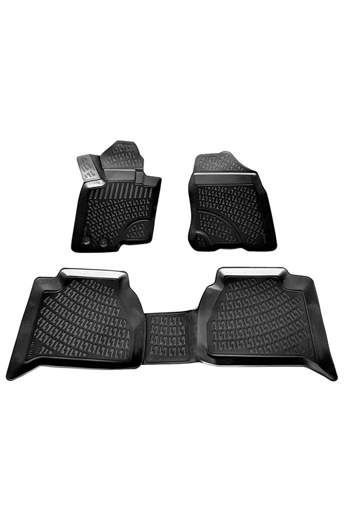 Nissan Navara 3d Paspas Havuzlu 2014 - 2020 Arası Siyah 4 Lü Set