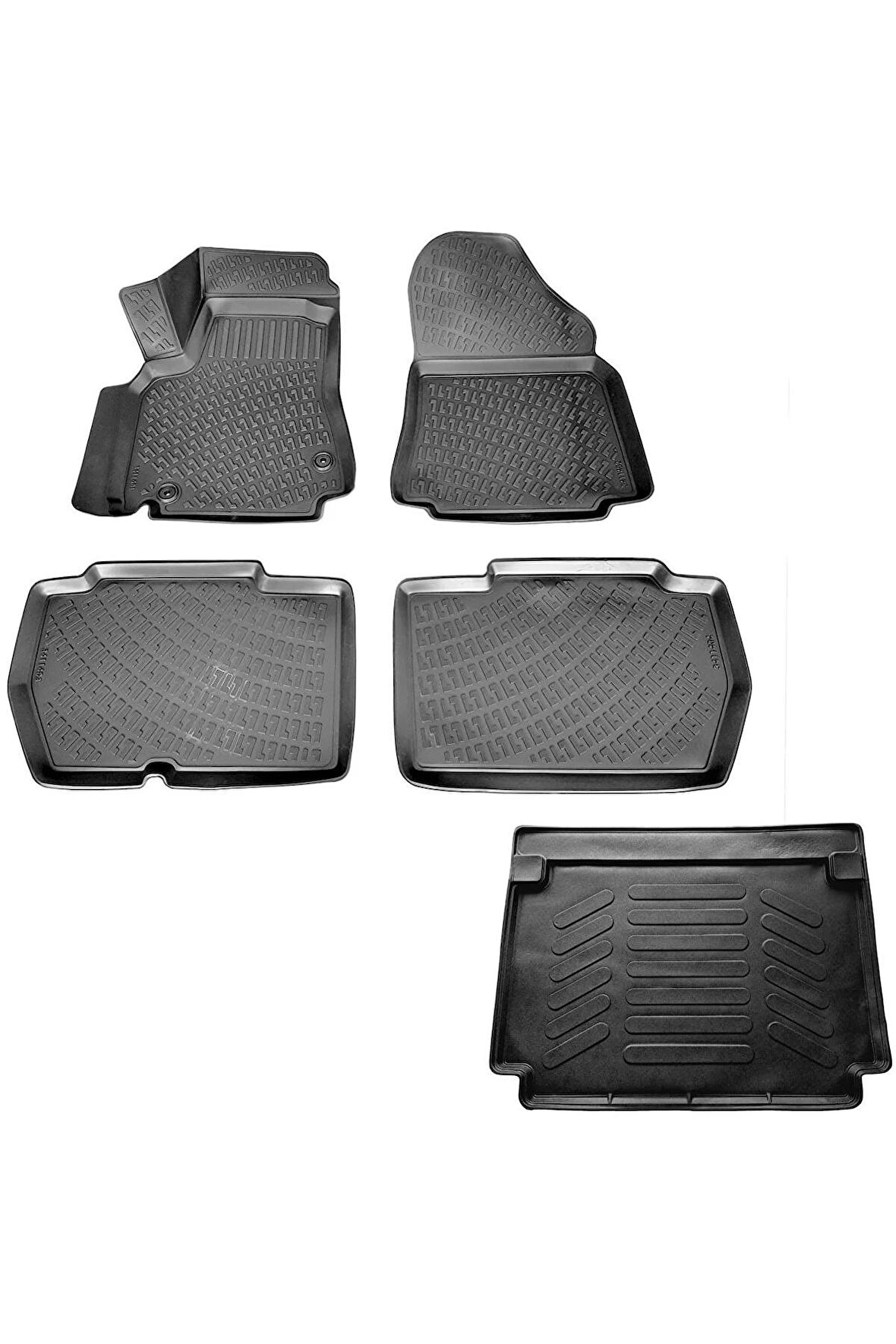 Peugeot Partner Tepee 90 Lık 3d Havuzlu Paspas + 3d Bagaj Havuzu 2008-2020 Arası