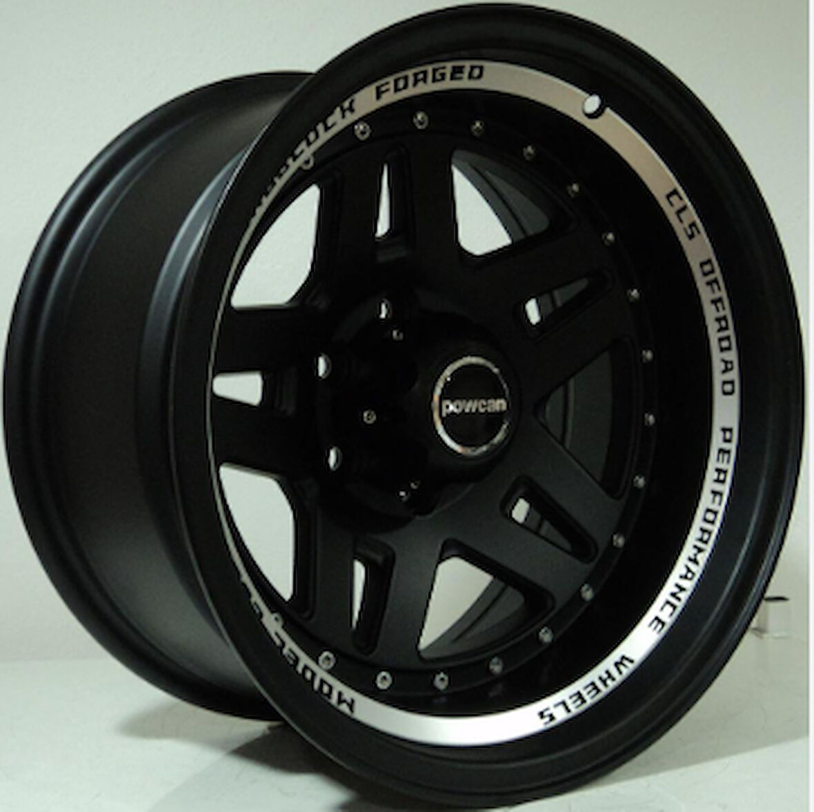 6*114,3*18*9.0 ET-18 CH66.1 POWCAN BK936 20 DEGREE MAT BLACK