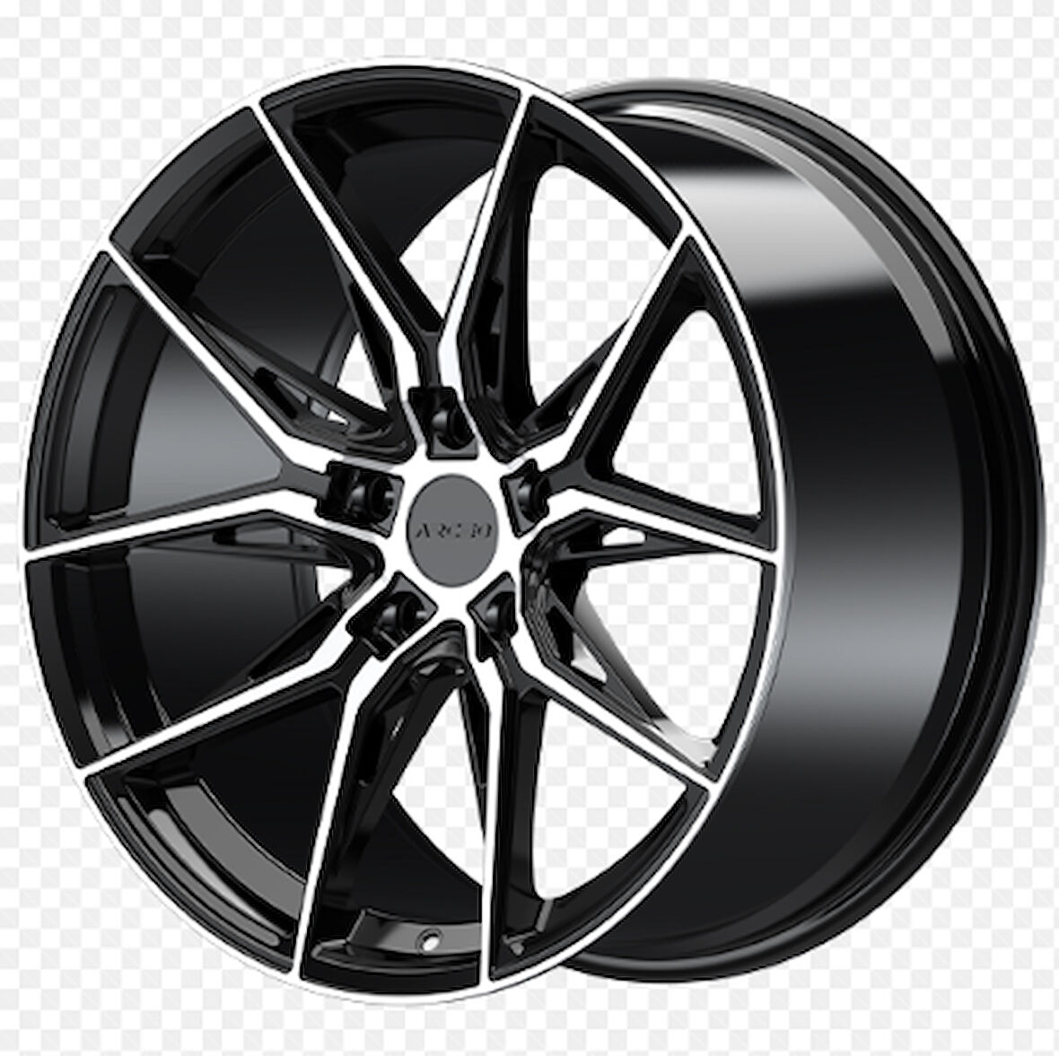 5*112*17*7.5 ET35 CH73.1 BLACK DIAMOND MARSEILLE ARC-G693-32