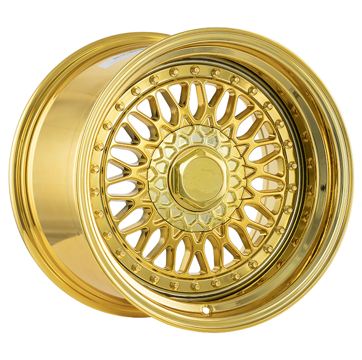4*100*16 4*108*16*9.0 ET25 CH73.1 EMR479-03 GOLD CROME