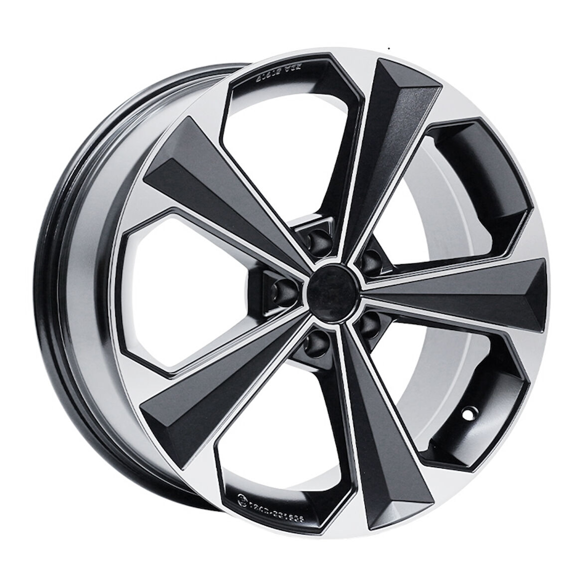 5*112*18*8.0 ET38 CH72.6 TITANIUM DIAMOND BAVYERA