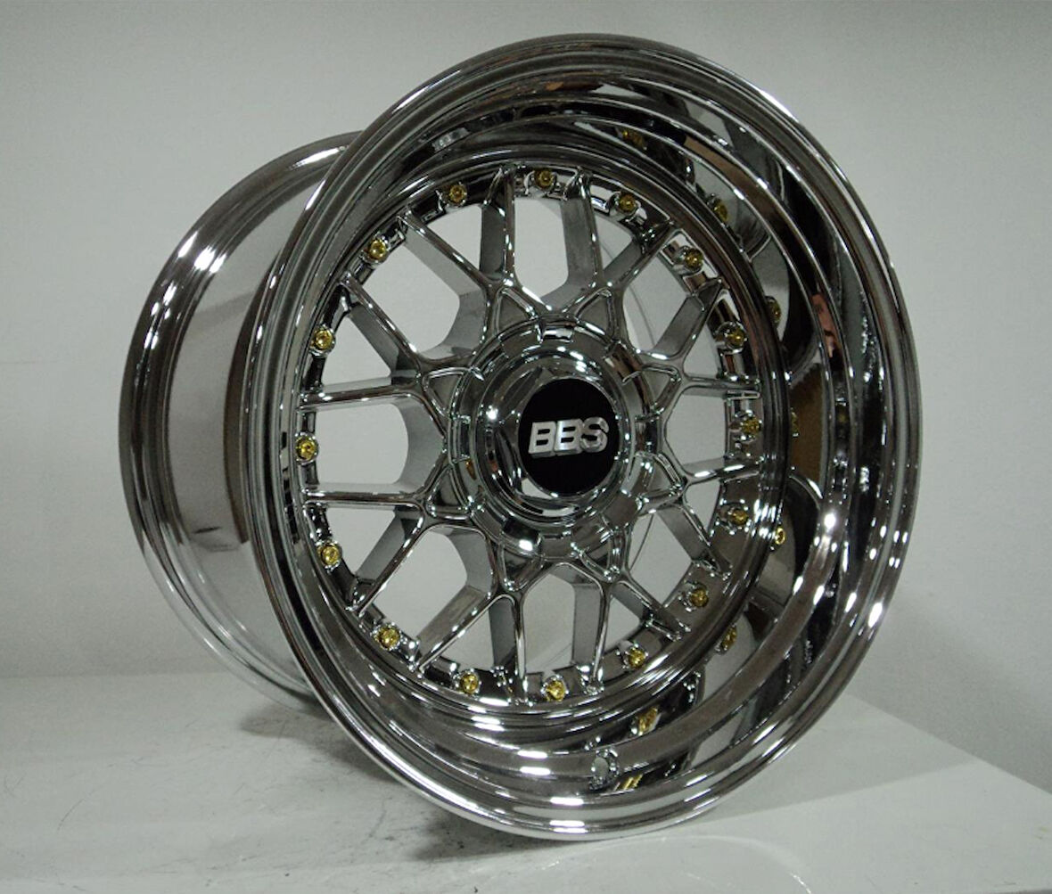 4*100*16 4*108*16*10.0 ET15 CH73.1 VACCUM CHROME BBS FM3