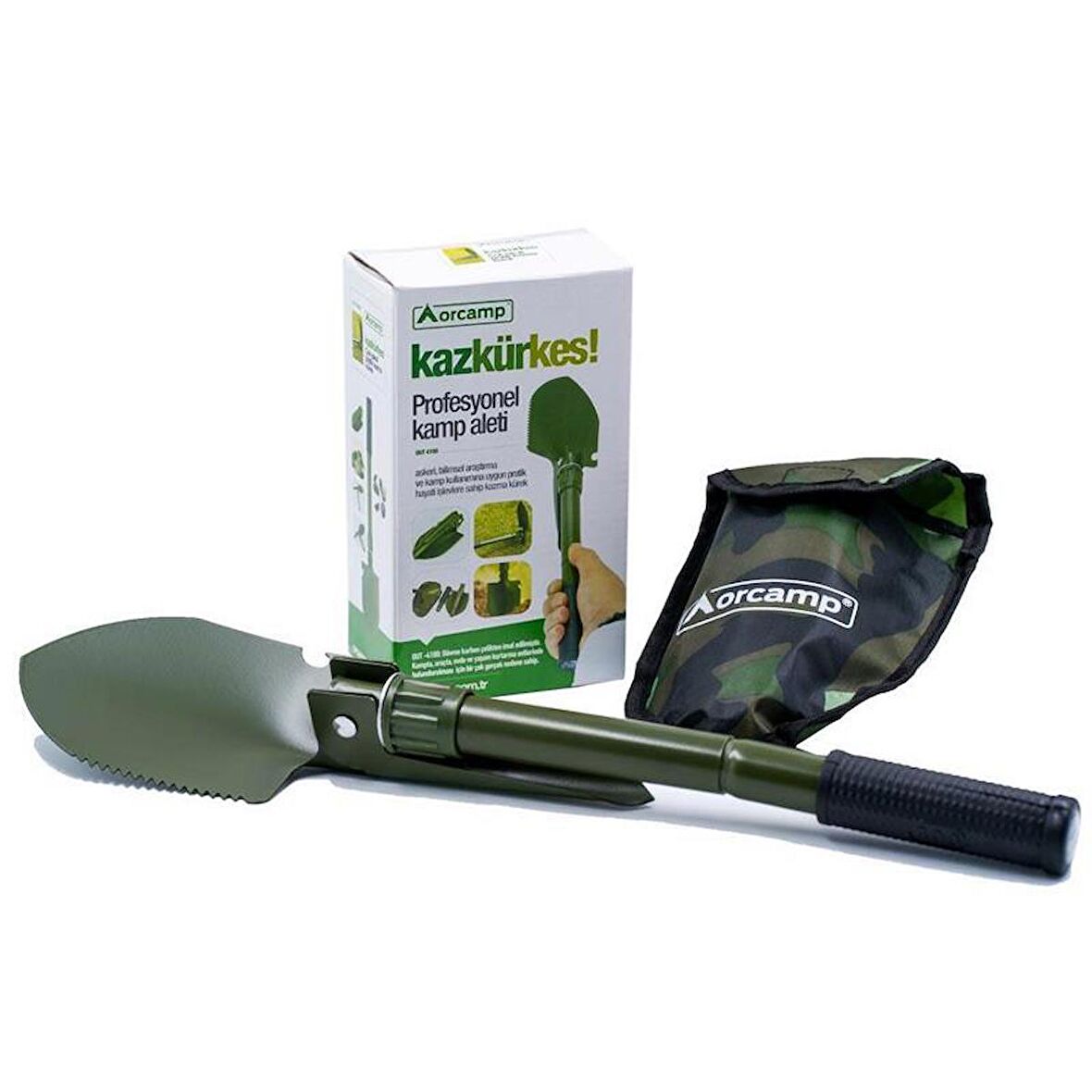 Orcamp Katlanır Kazma Kürek Testere Seti