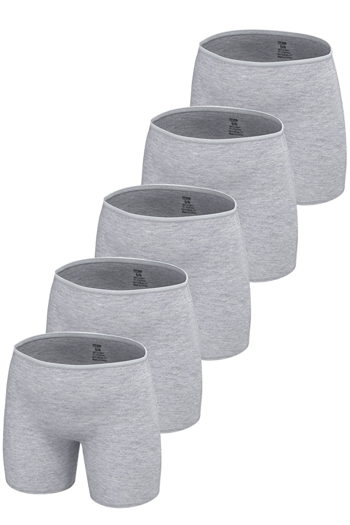 Öts Premium 5’li Kız Çocuk Boxer - Hediye Kutulu, Pamuklu Kumaş, Ultra Yumuşak, Esnek Kalıp, Etikets