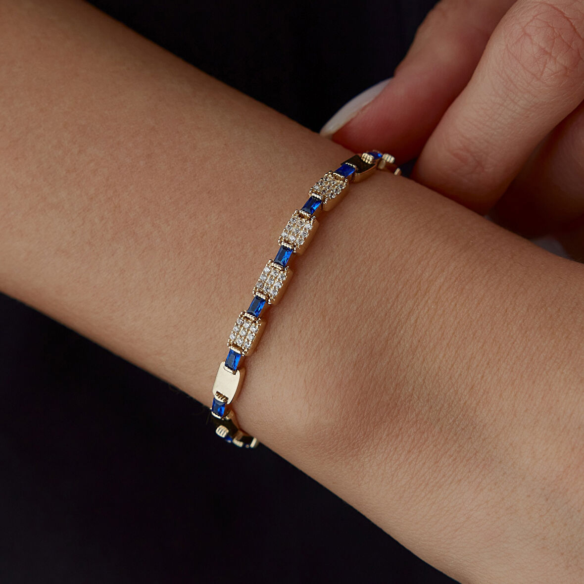 Blue Lily Bileklik