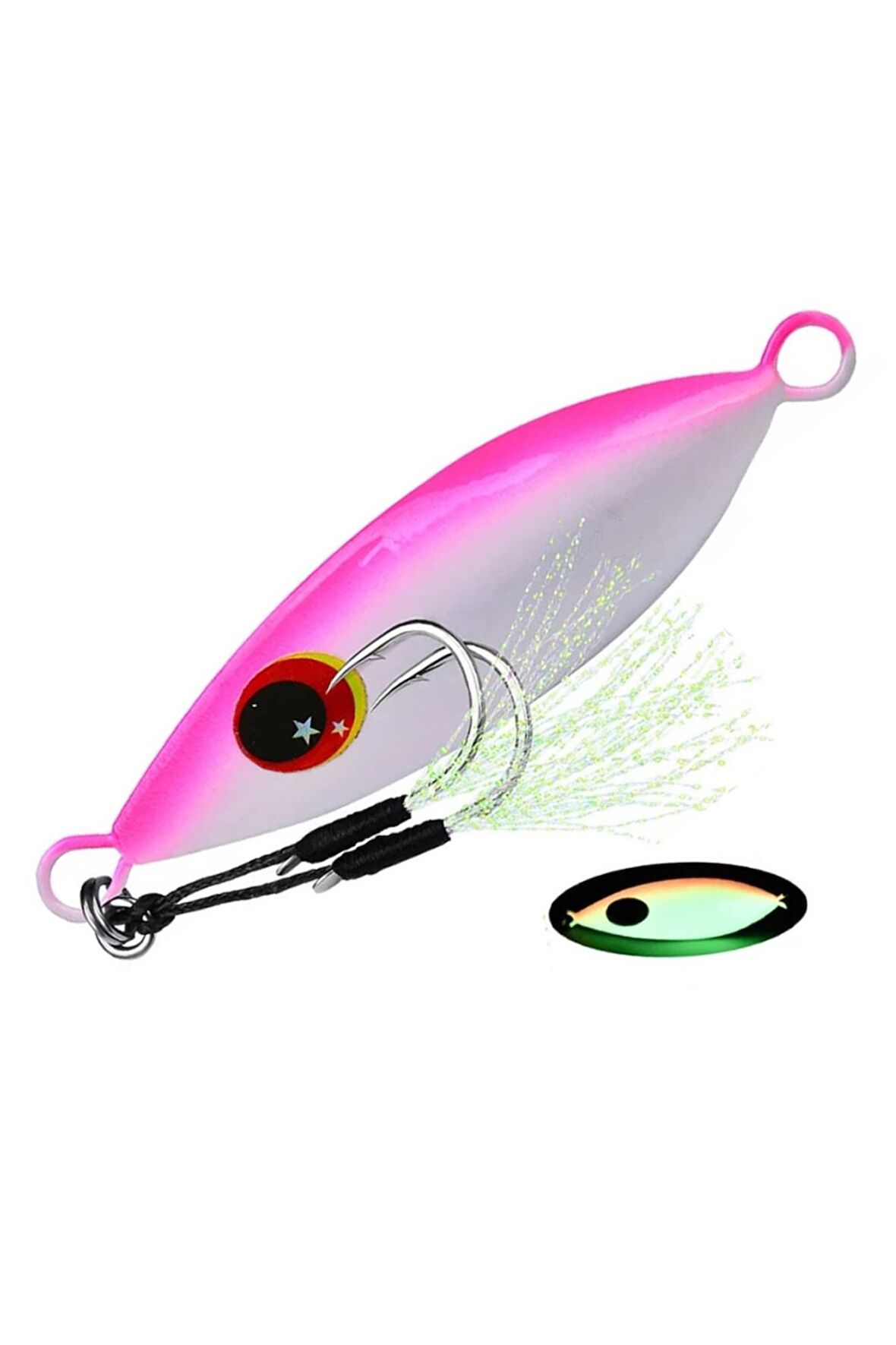 Jig YemGlowlu 20Gr.6cm Asist KancalıRapala Lures YapayYemSahteYem
