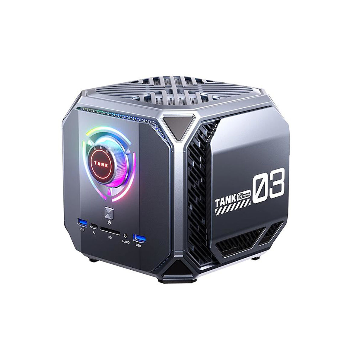 Game Garaj Tank 7T12-4060 C2 Intel Core i7 12700H 32GB RAM 1TB SSD RTX4060 FreeDOS Gaming Mini PC