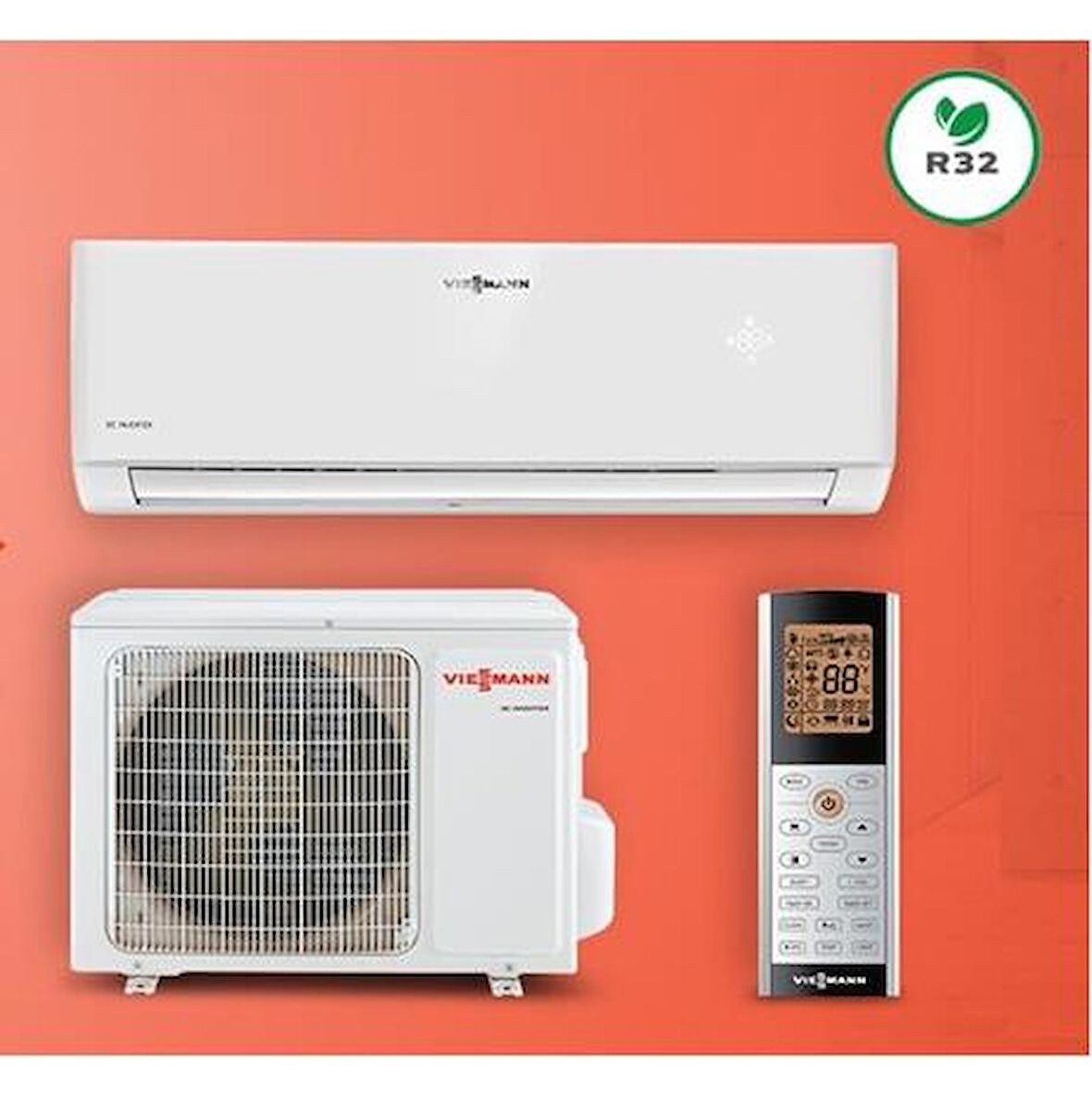 Viessmann WS2026MHN2 9212 Btu/h A Enerji Sınıfı R32 İnverter Duvar Tipi Klima