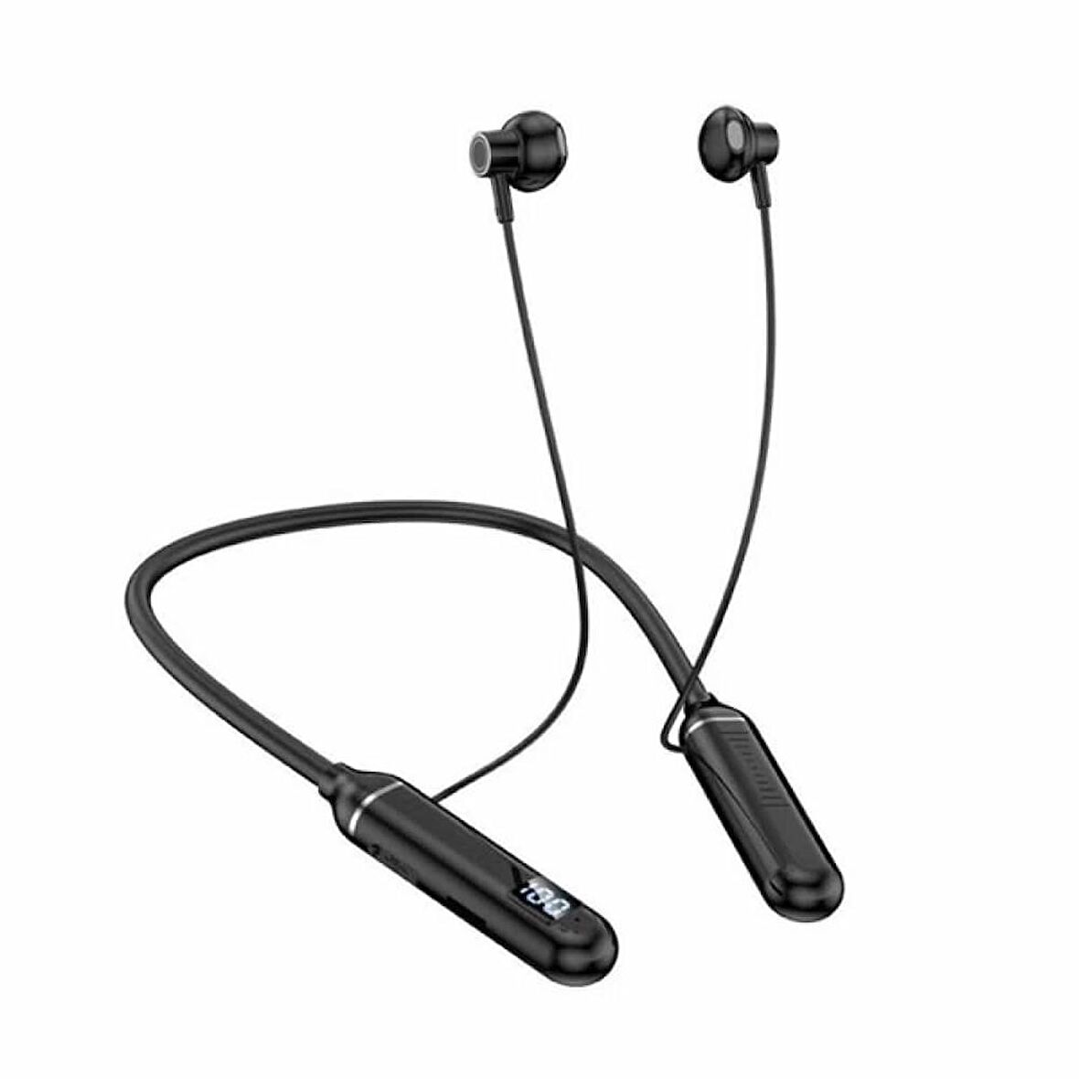 Torima TB04 Boyun Askılı dijital göstergeli  bluetooth kulaklığı 120 saat müzik dinleme