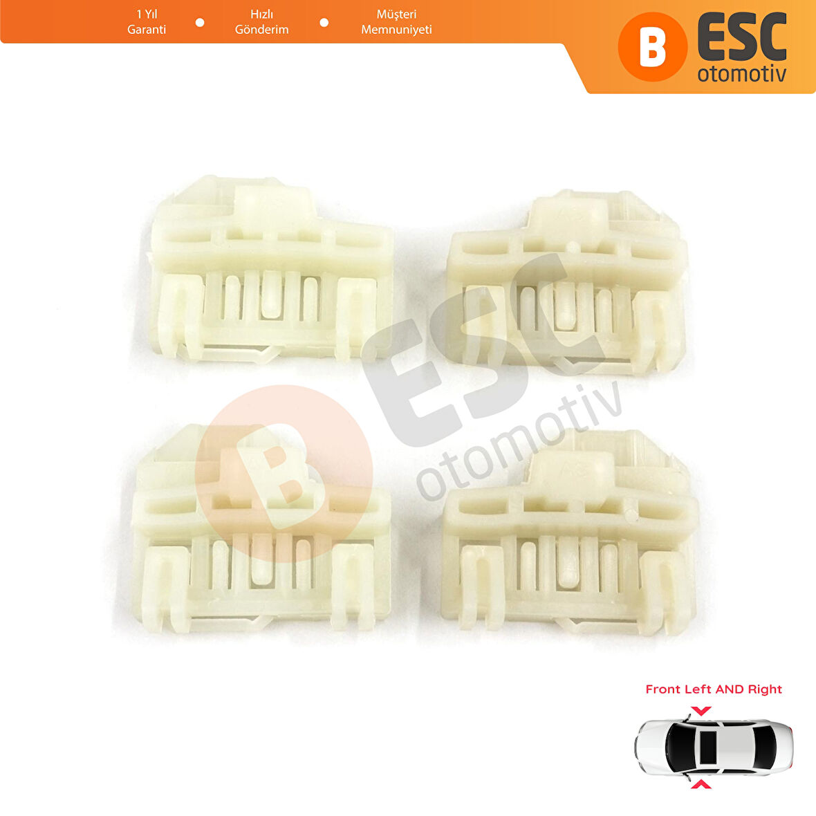 Pontiac Grand Am Sunfire Oldsmobile Alero Cutlass 6 Cavalier İçin Ön Sağ Sol Cam Kriko Kılavuz Klips