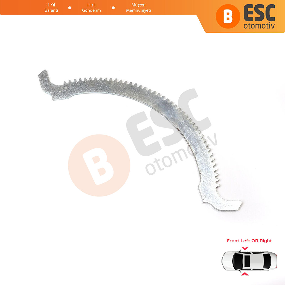 Mercedes E Class W124 S124 1986-1995 4/5 Kapı İçin Ön Kapı Makaslı Cam Kriko Tamir Hilal Dişlisi