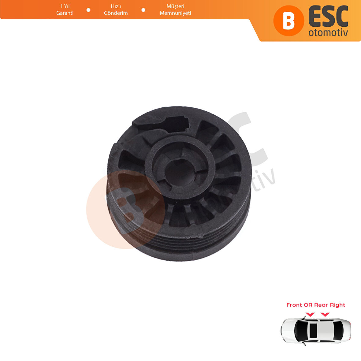 Citroen C-Elysee DD Peugeot 301 2012-On 9677416880 için Sağ Kapı Cam Kriko Tamir Makarası