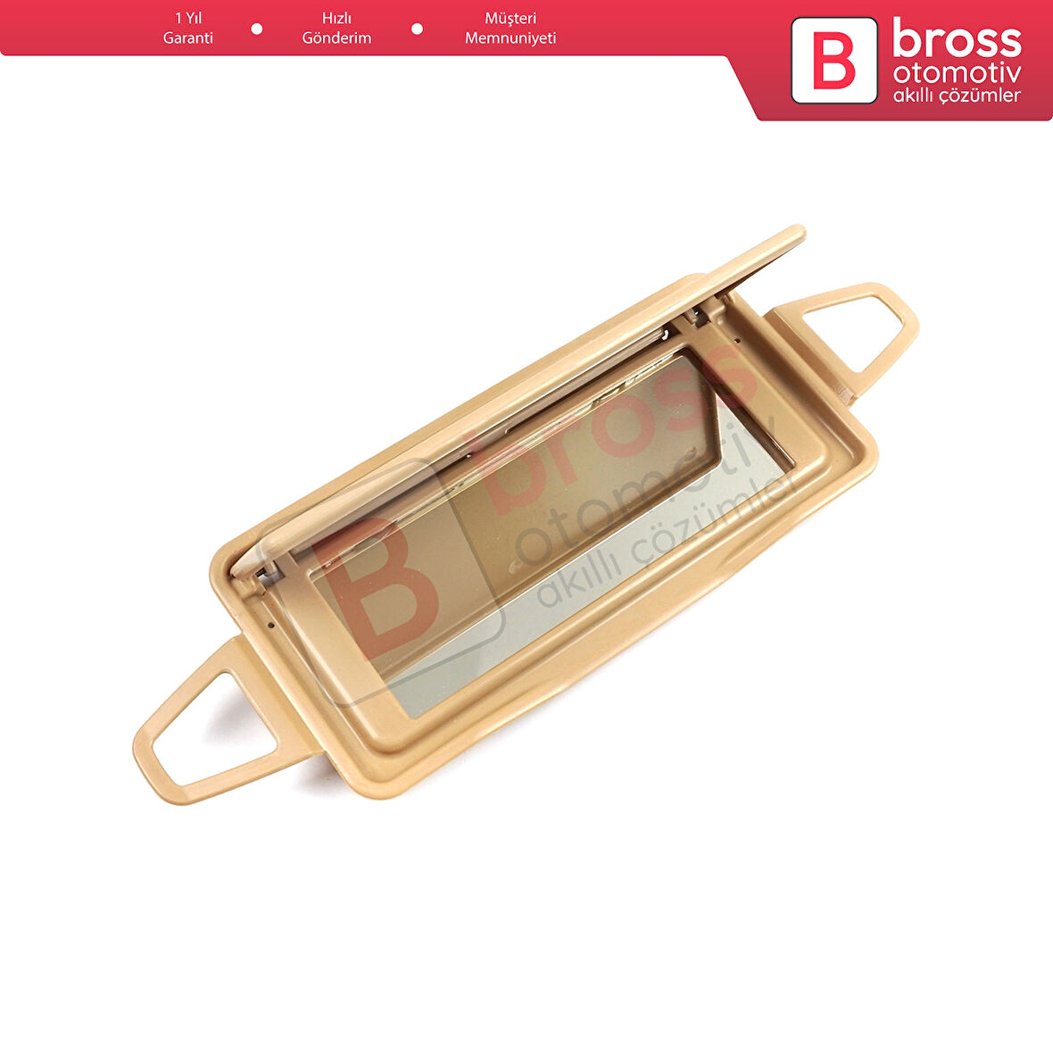 Mercedes E W212 CLS W218 için Güneşlik Makyaj Ayna Kapağı Bej 2128103710