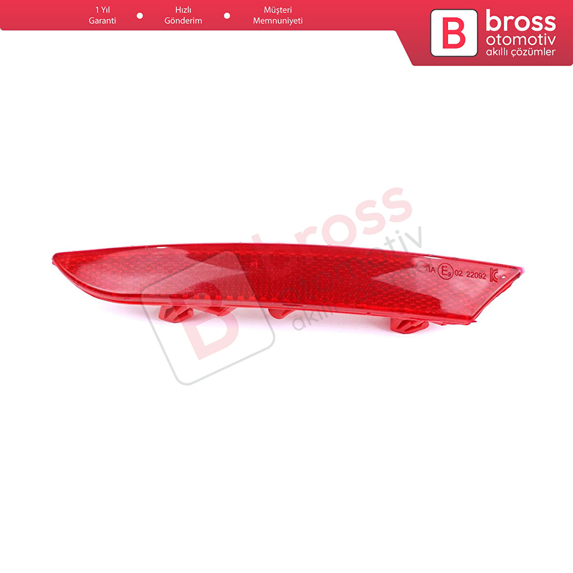 Renault Clio MK5 BF B7 2019-On 265651206R için Sol Arka Tampon Reflektörü