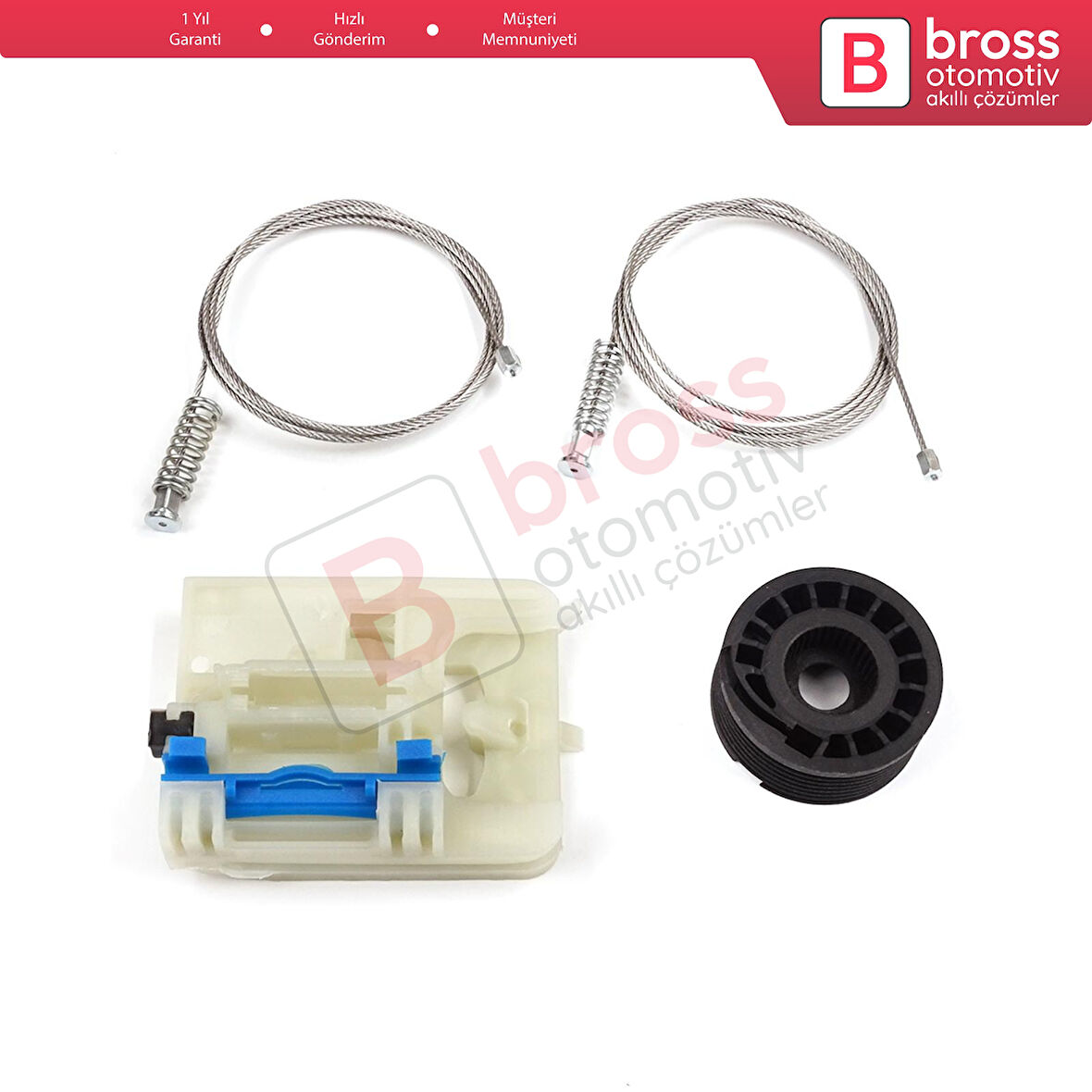 Fiat Egea Tipo MK2 356 357 2015-On 4/5 Kapı İçin Elektrikli Sağ Arka Kapı Cam Kriko Tamir Seti