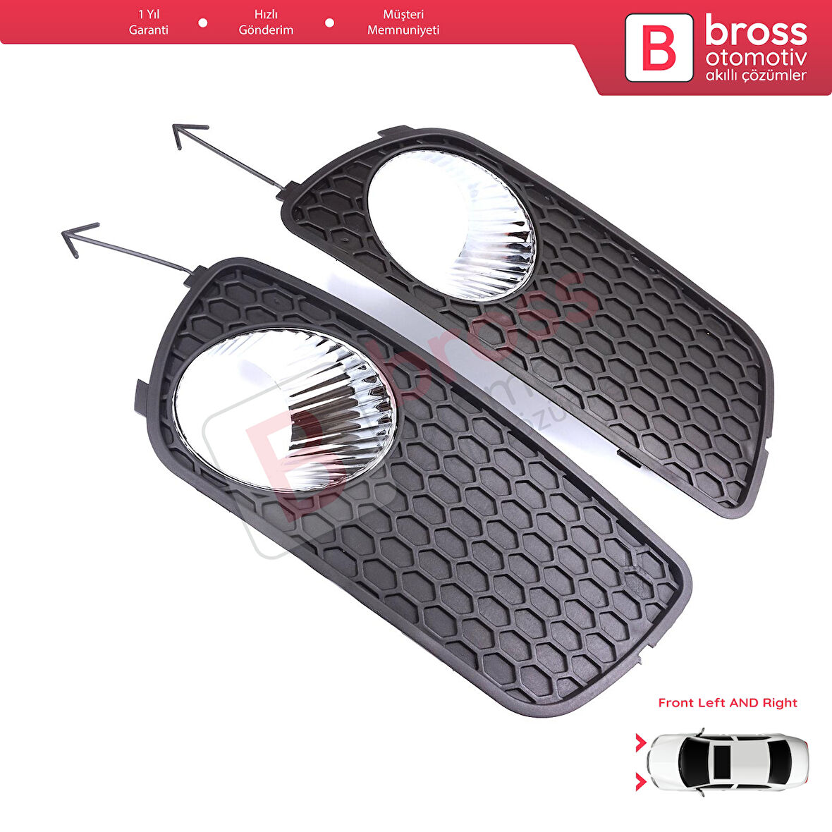 Fiat Palio Siena MK1 178 2007-2016 Albea 2002-2012 51703146 için Ön Sol Sağ Sis Far Çerçevesi 