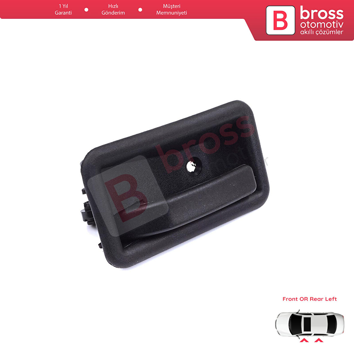 Renault 19 Phase 2 1992-2000 Clio MK1 1990-1999 İçin Ön veya Arka Sol Kapı İç Açma Kolu Siyah