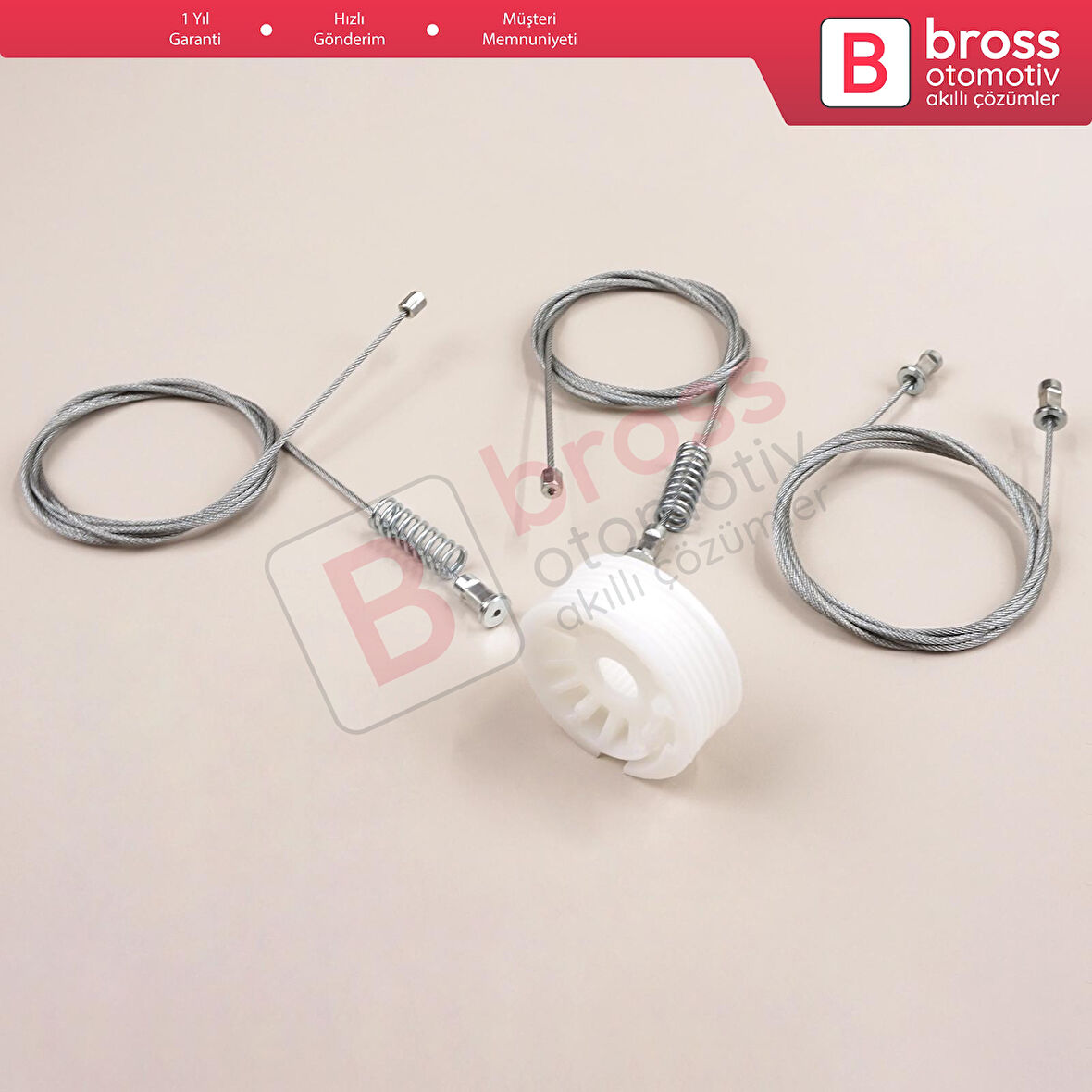 Smart Fortwo 451 MK2 2006-2014 Coupe 4517200146 İçin Sol Kapı Cam Kriko Tamir Seti