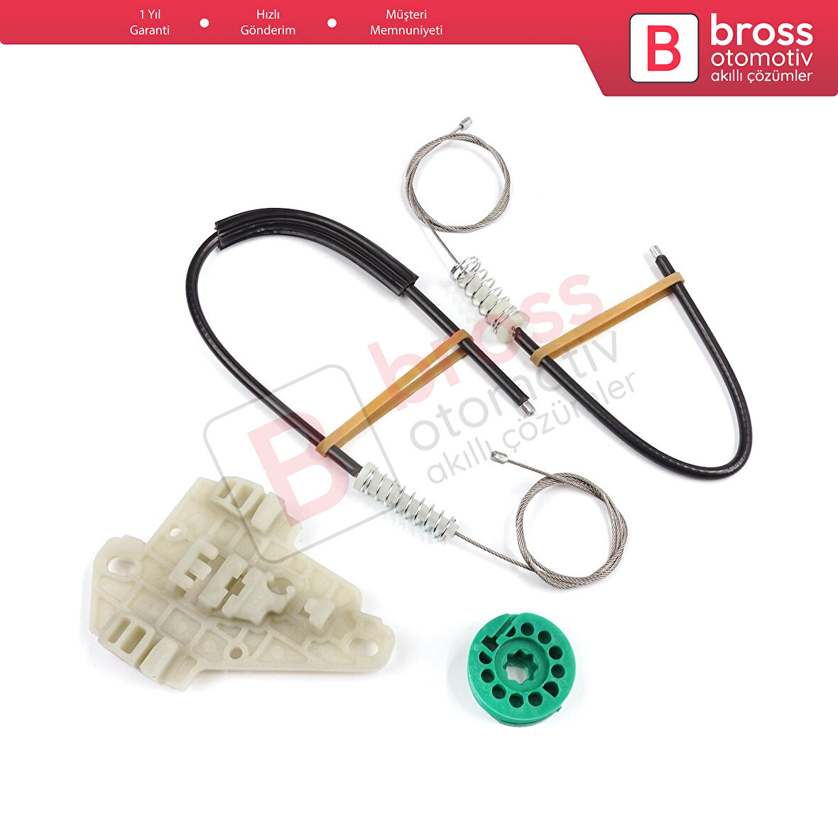 Honda City MK4 GD GE Jazz MK2 2001-2008 72210SAAJ02 İçin Ön Sağ Kapı Cam Kriko Tamir Seti