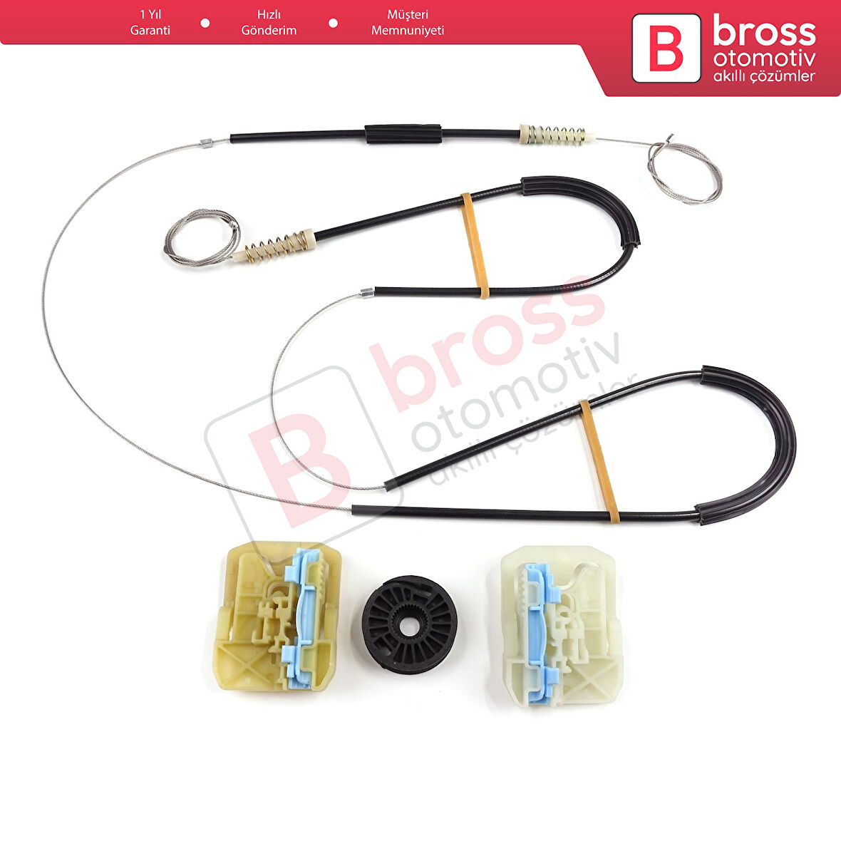 Skoda Octavia MK3 III 5E 2012-2021 4/5 Kapı 5E0837461 İçin Ön Sol Kapı Cam Kriko Tamir Seti