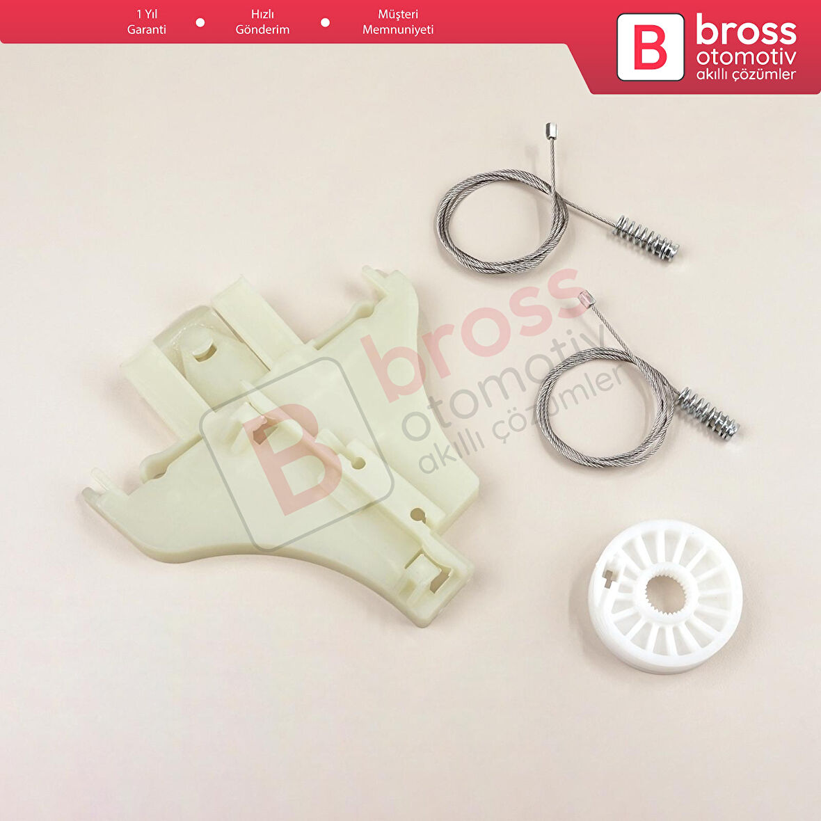 Ford Mondeo MK2 MK3 4/5 Kapı 1996-2007 1S71F27001B İçin Arka Sol Kapı Cam Kriko Tamir Seti