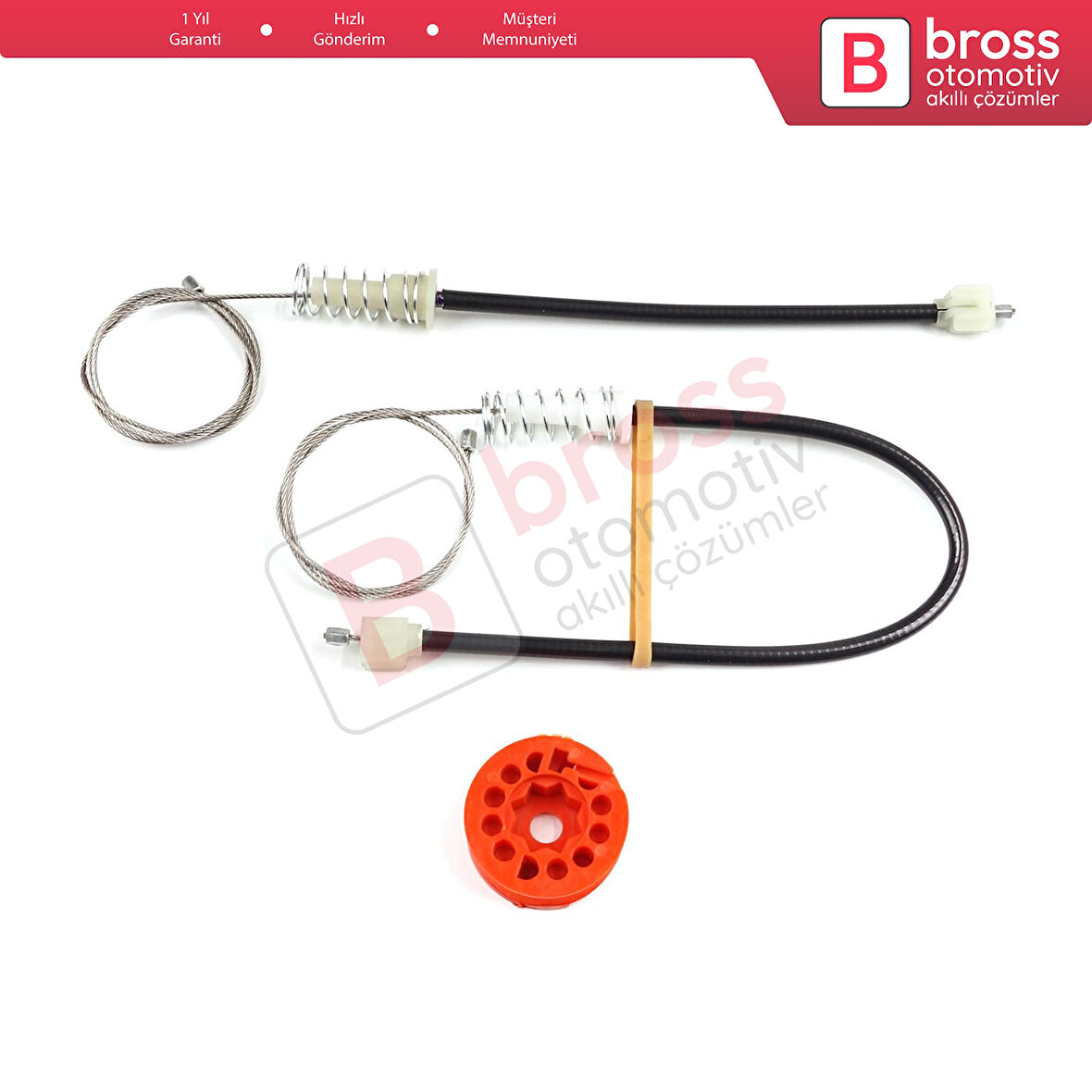 Honda S2000 AP1 AP2 1999-2009 72250-S2A-A03 İçin Sol Kapı Cam Kriko Tamir Seti