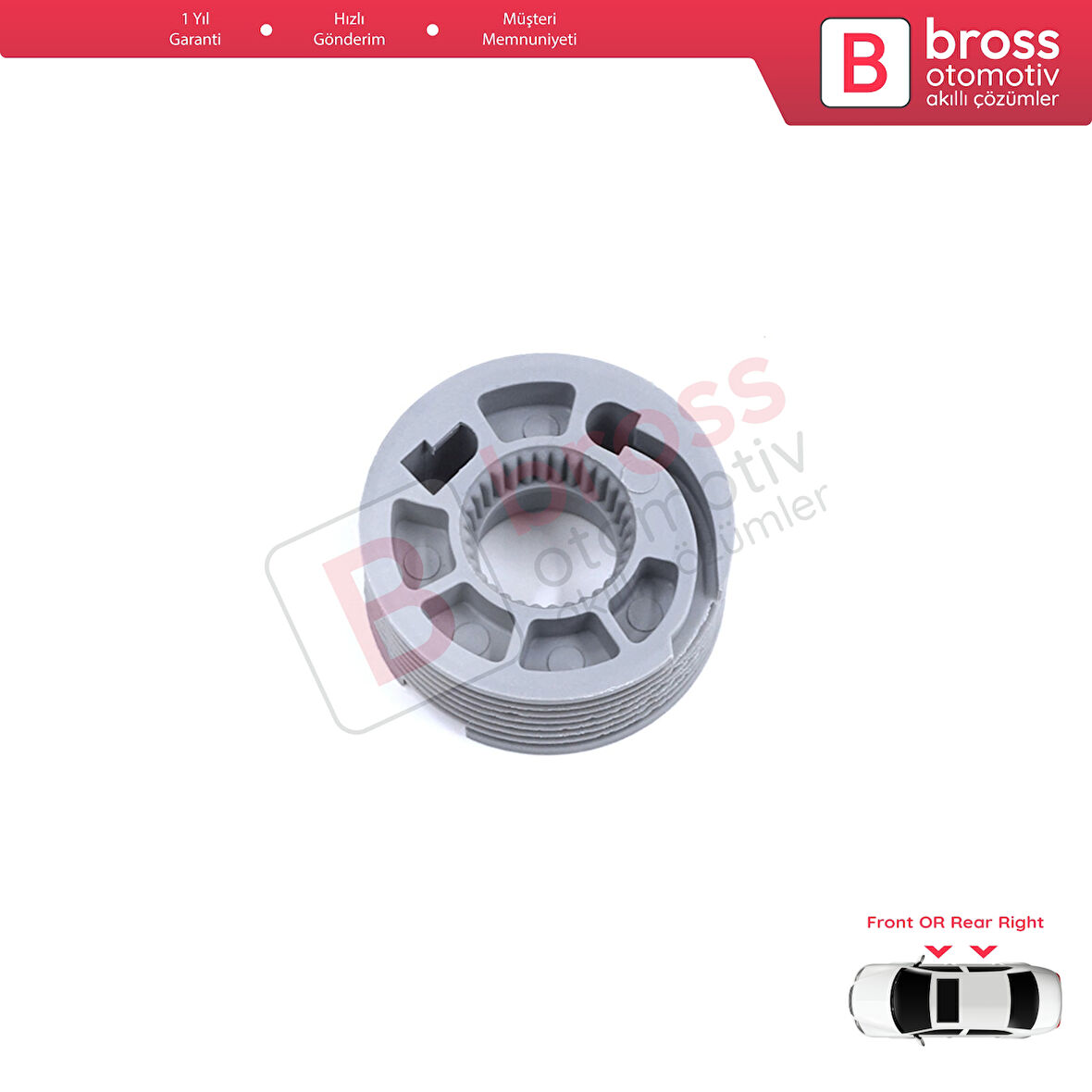 Land Rover Discovery MK5 L462 2017-On için Sağ Kapı Cam Kriko Tamir Makarası