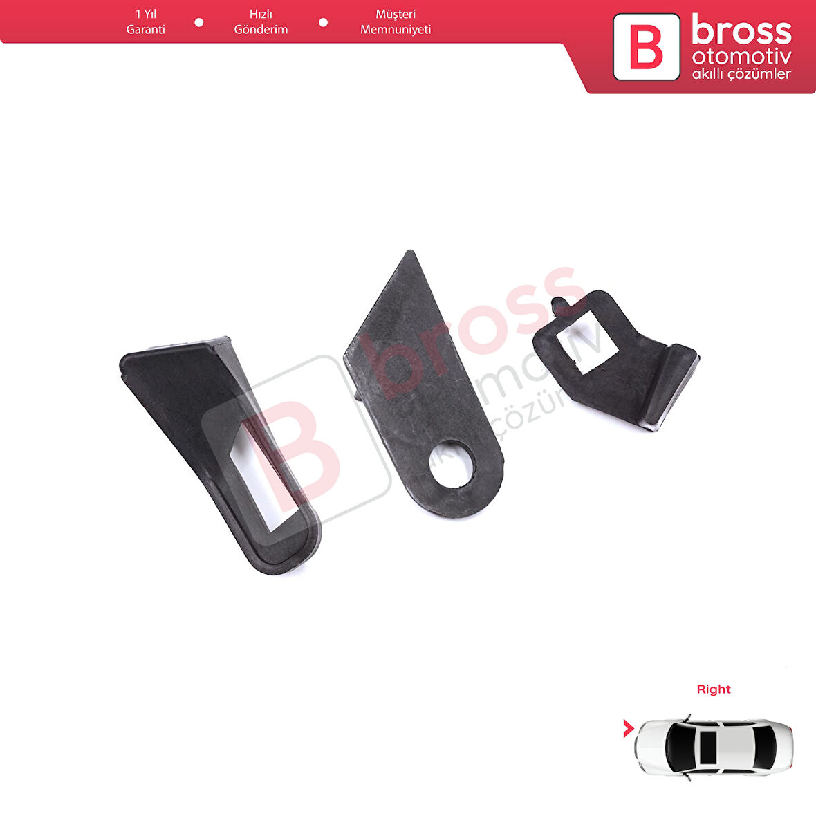 Fiat Abarth Grande Punto MK3 199 2005-2013 89101373DX İçin Sağ Ön Far Ayak Tamir Seti