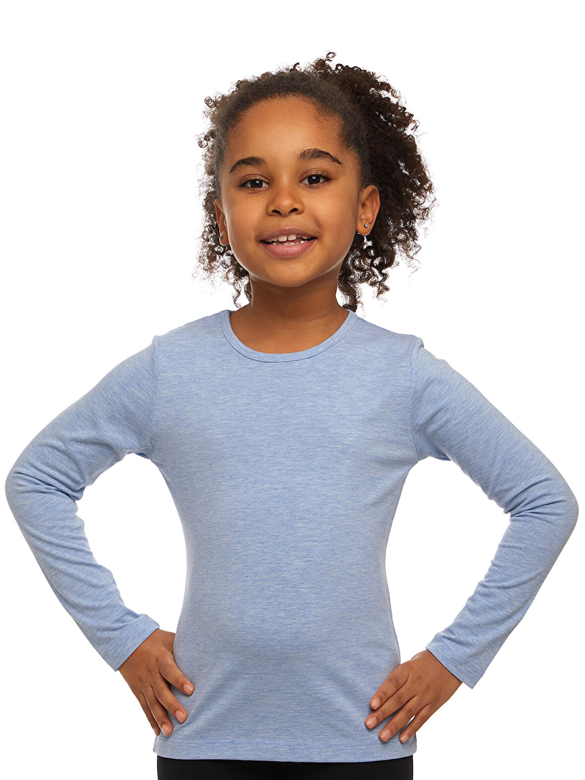 Lovetti Kız Çocuk Sweatshirt 13-16 Yaş Mavimelanj