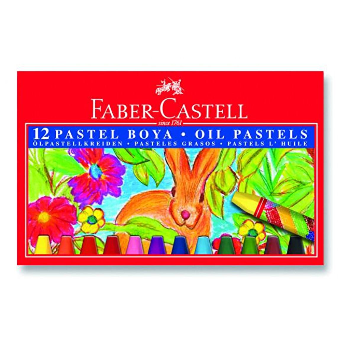 Faber Castell Pastel Boya 12'li Karton Kutu