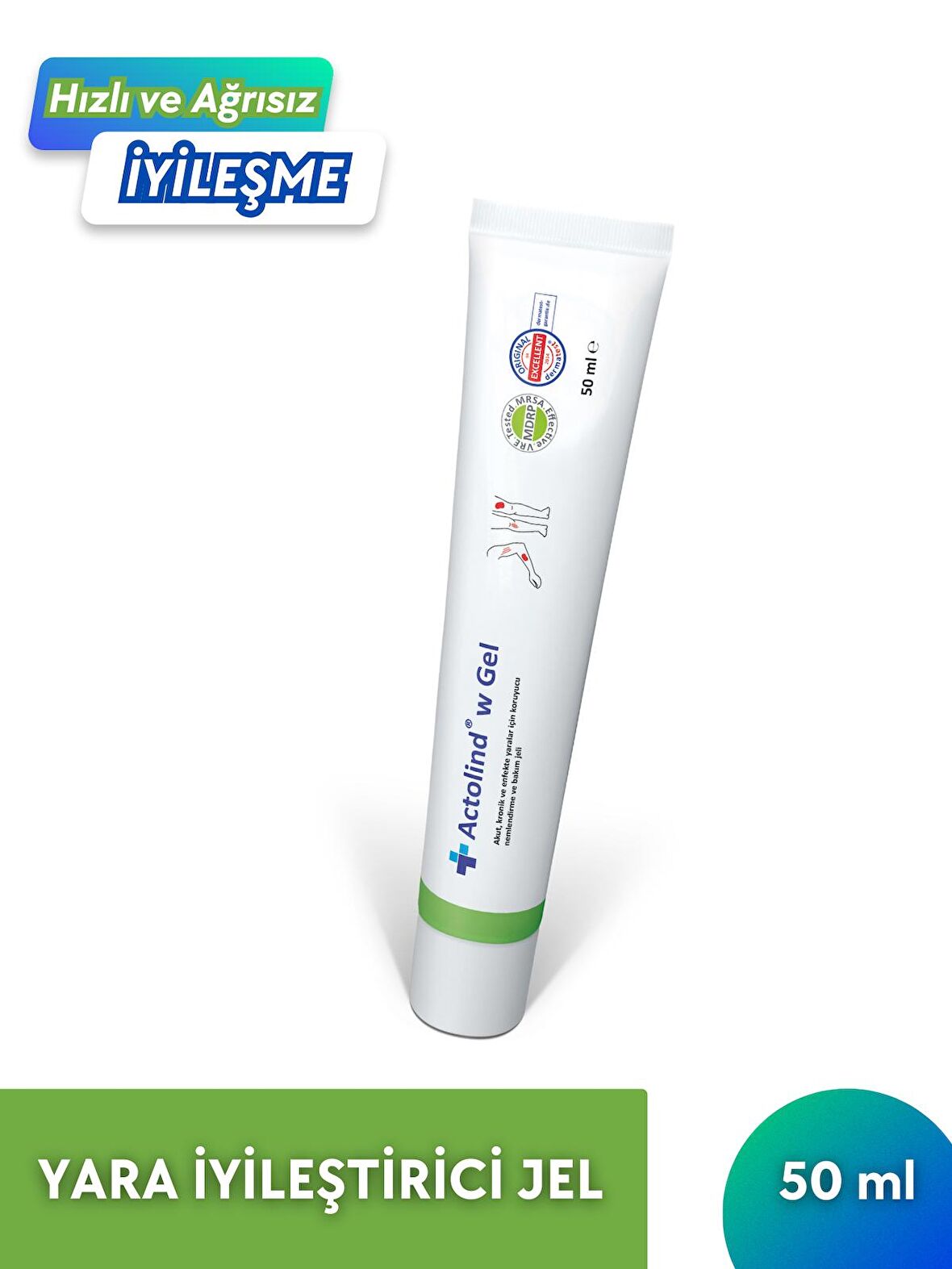 ACTOLIND® W GEL 50 ML 2'li | Yara İyileştirme Jeli