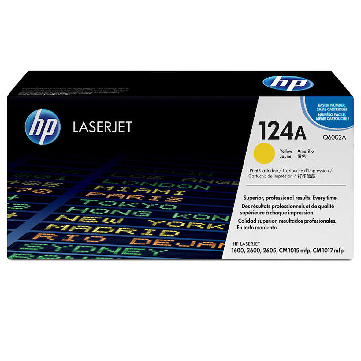 Hp 124A-Q6002A Sarı Orijinal Toner