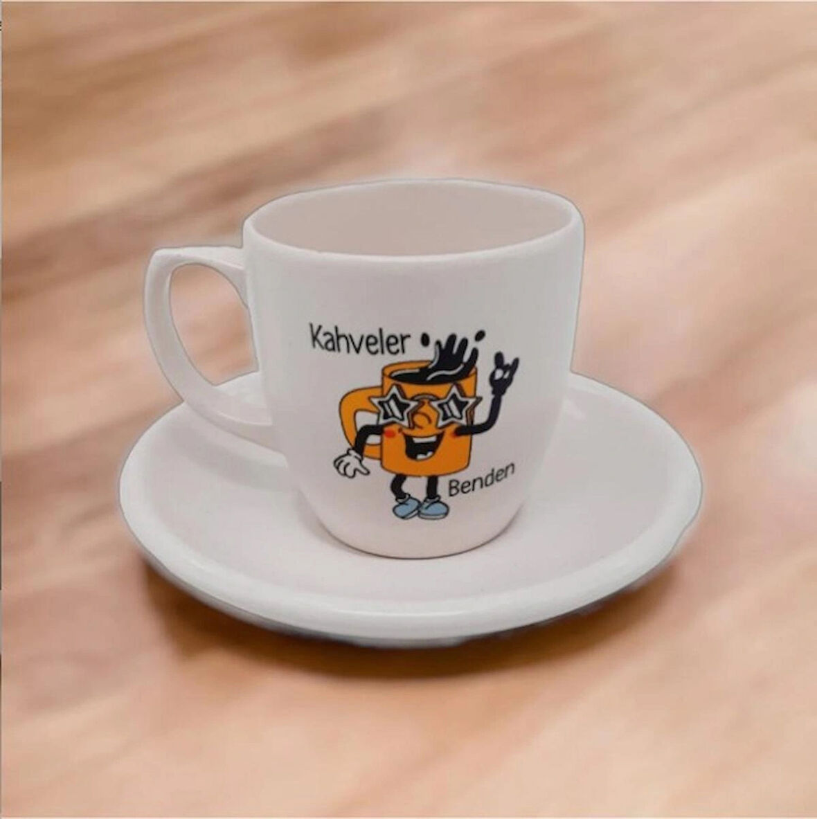 Kahveler Benden Seramik Kahve Fincanı, Hediye Kahve Fincanı
