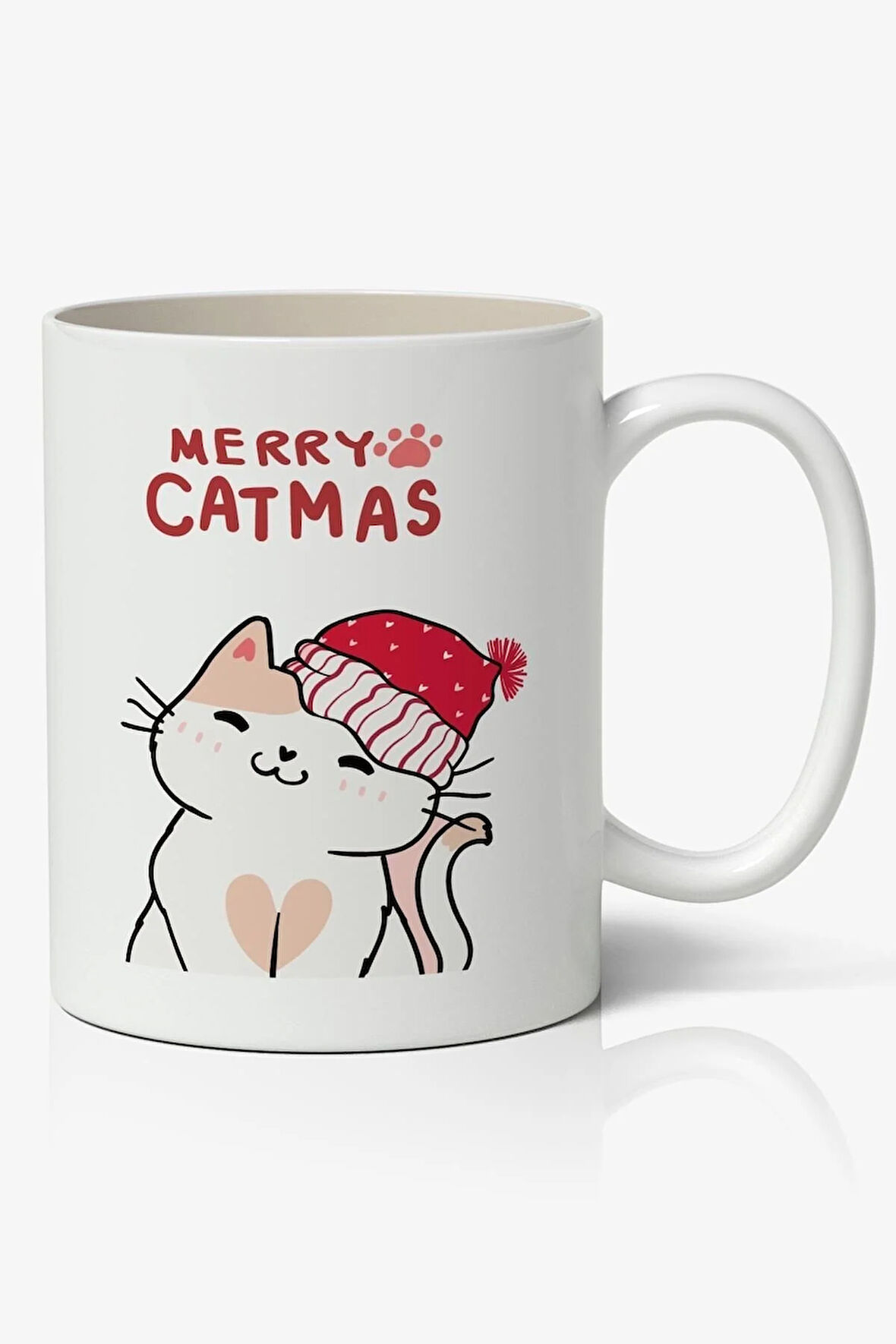 Kişiye Özel Yılbaşı Yeni Yıl Christmas Temalı Beyaz Kupa Bardak Sevgiliye Arkadaşa Hediye v7