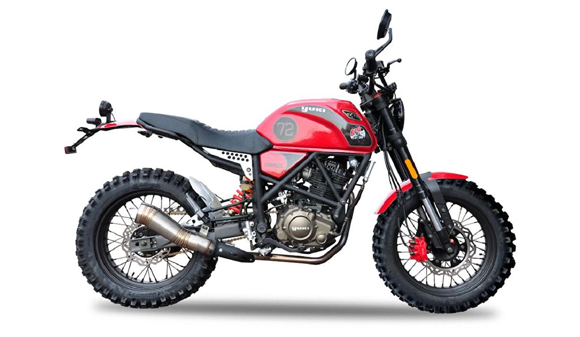 Yuki Scrambler Cafe Racer Touring Motorsiklet