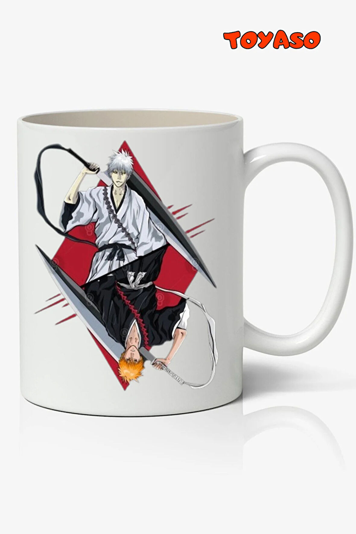 Bleach Ichigo Kurosaki Anime Temalı Beyaz Kupa Bardak Sevgiliye Arkadaşa Hediye