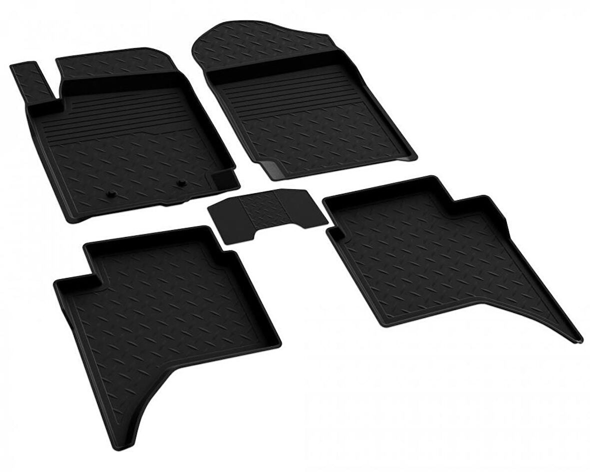 Ford Ranger 3 Ferrous 4D Havuzlu Kauçuk Paspas 2015 2022
