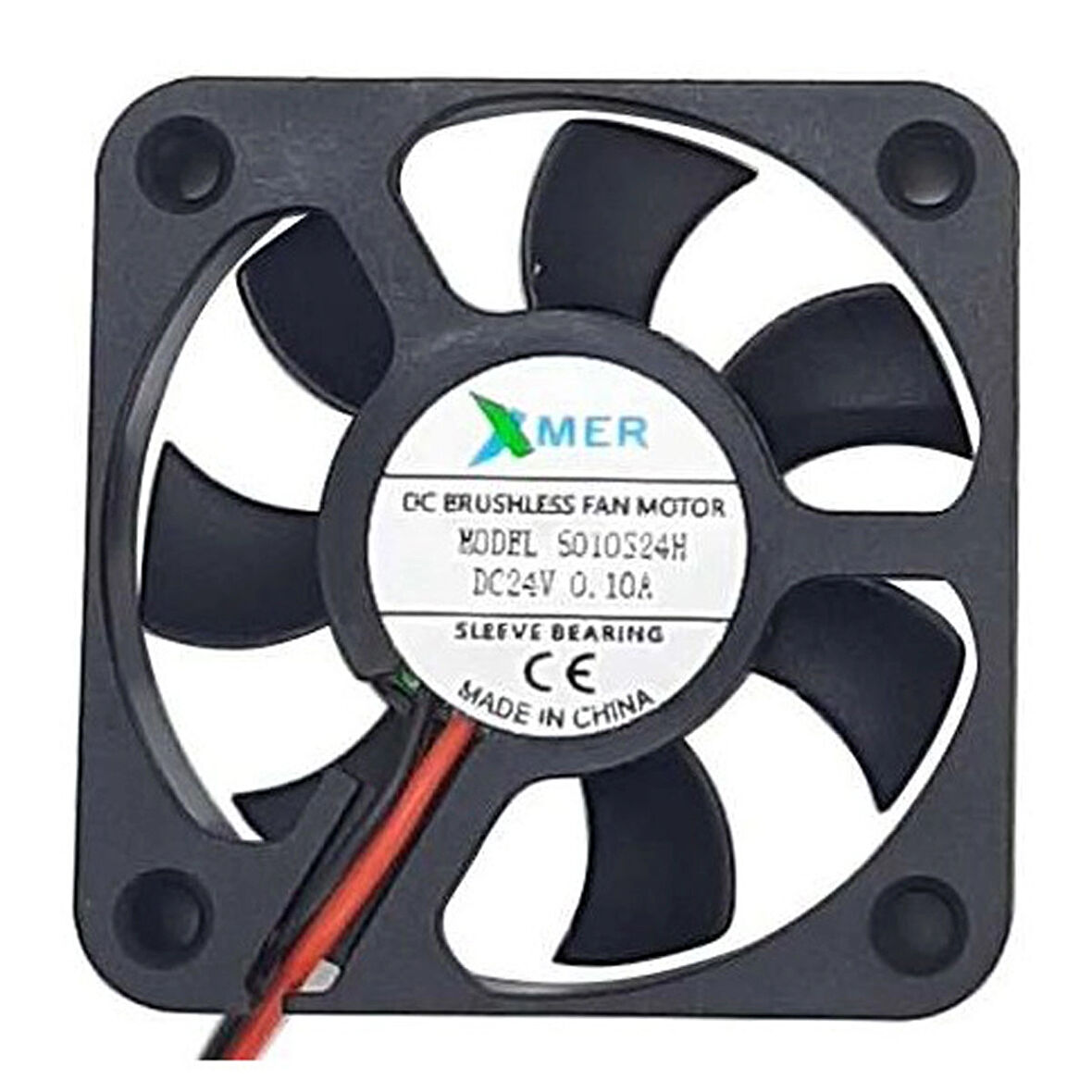 Xmer 50X50X10Mm 24V 0.10A 2 Kablolu Fan