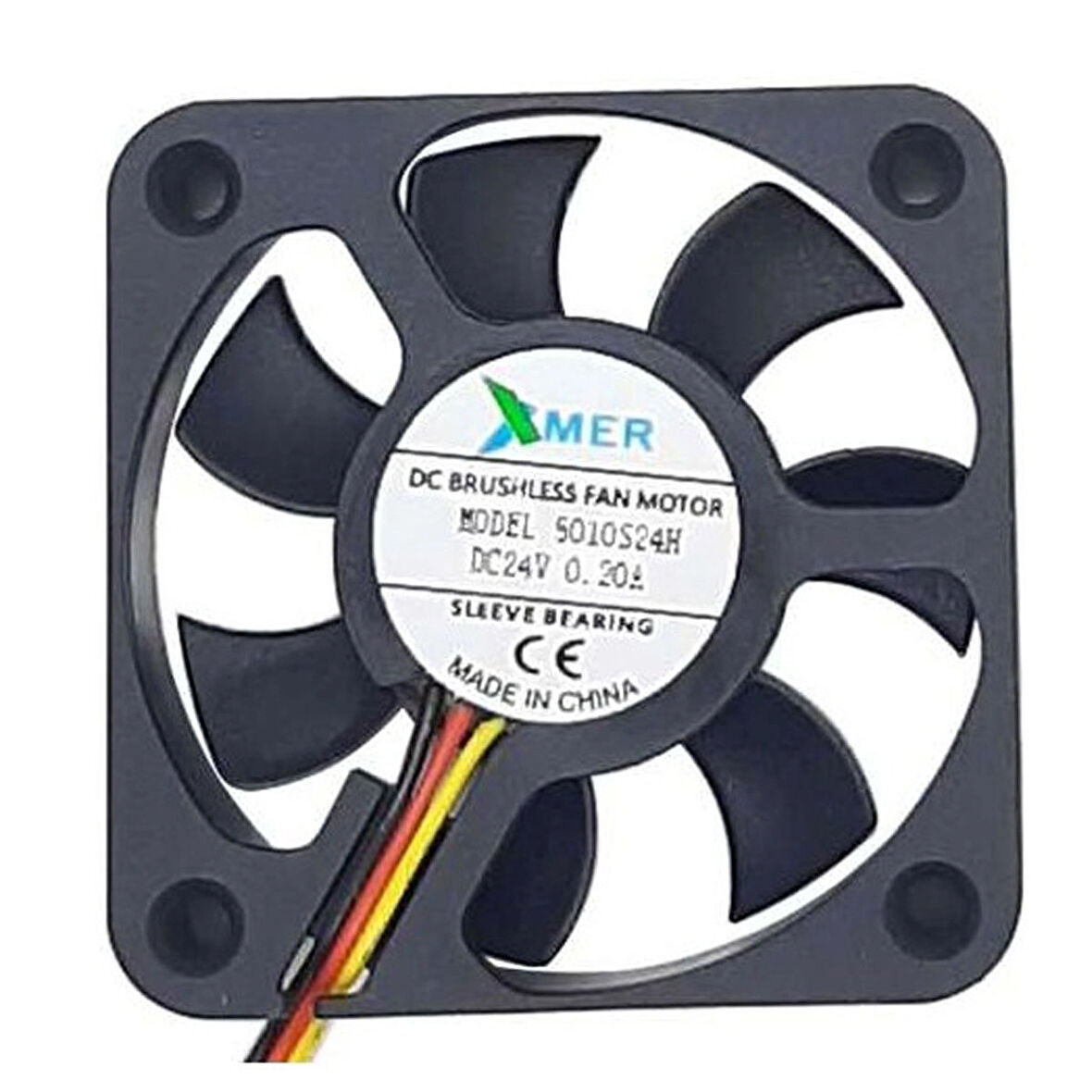 Xmer 50X50X10Mm 24V 0.20A 3 Kablolu Fan