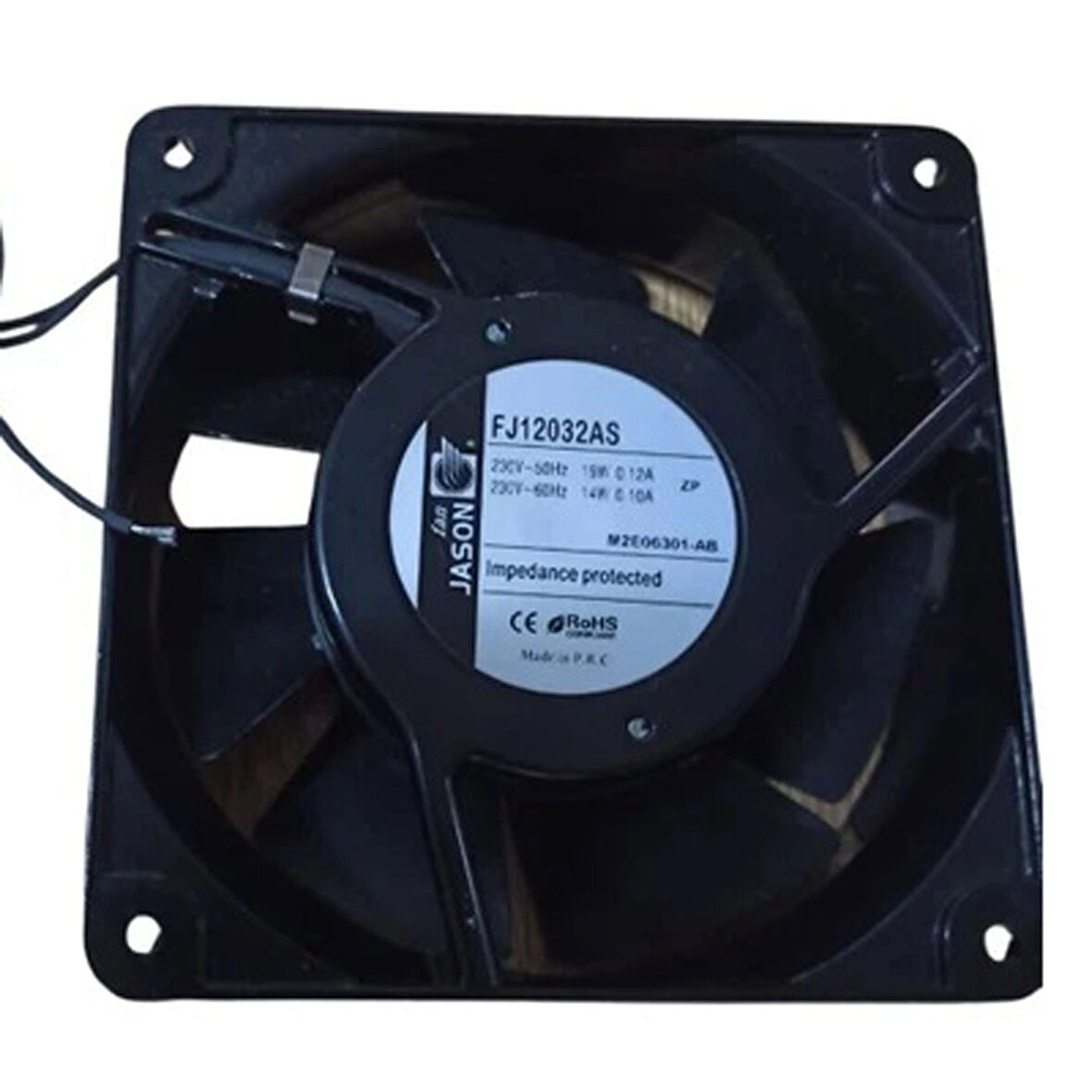 Jason 120x120x32mm FJ12032AS 220V 0.12A 2 Kablo Kare Fan