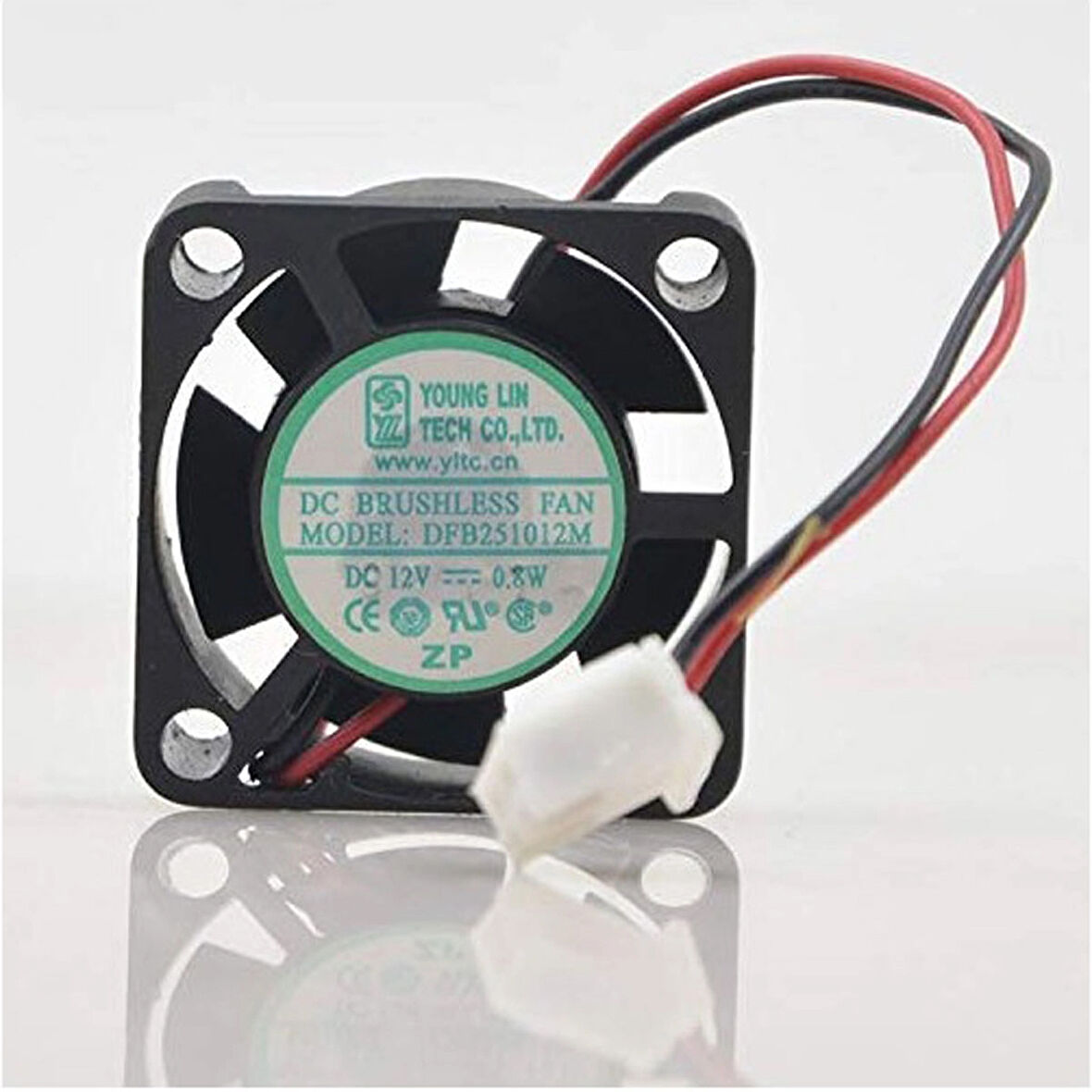YOUNGLİNGTECH 2,5x2,5x10mm 12v 0,08w 3 Kablo Fan DFB2551012M