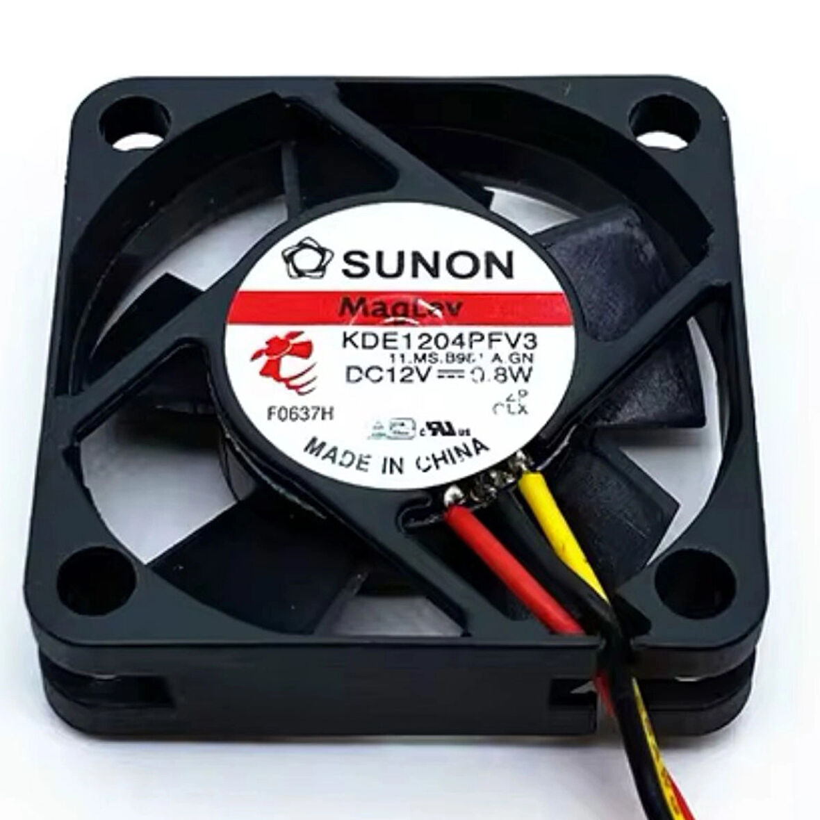 Sunon  40x40x10mm 12v 3 Kablo Fan KDE1204PFV3