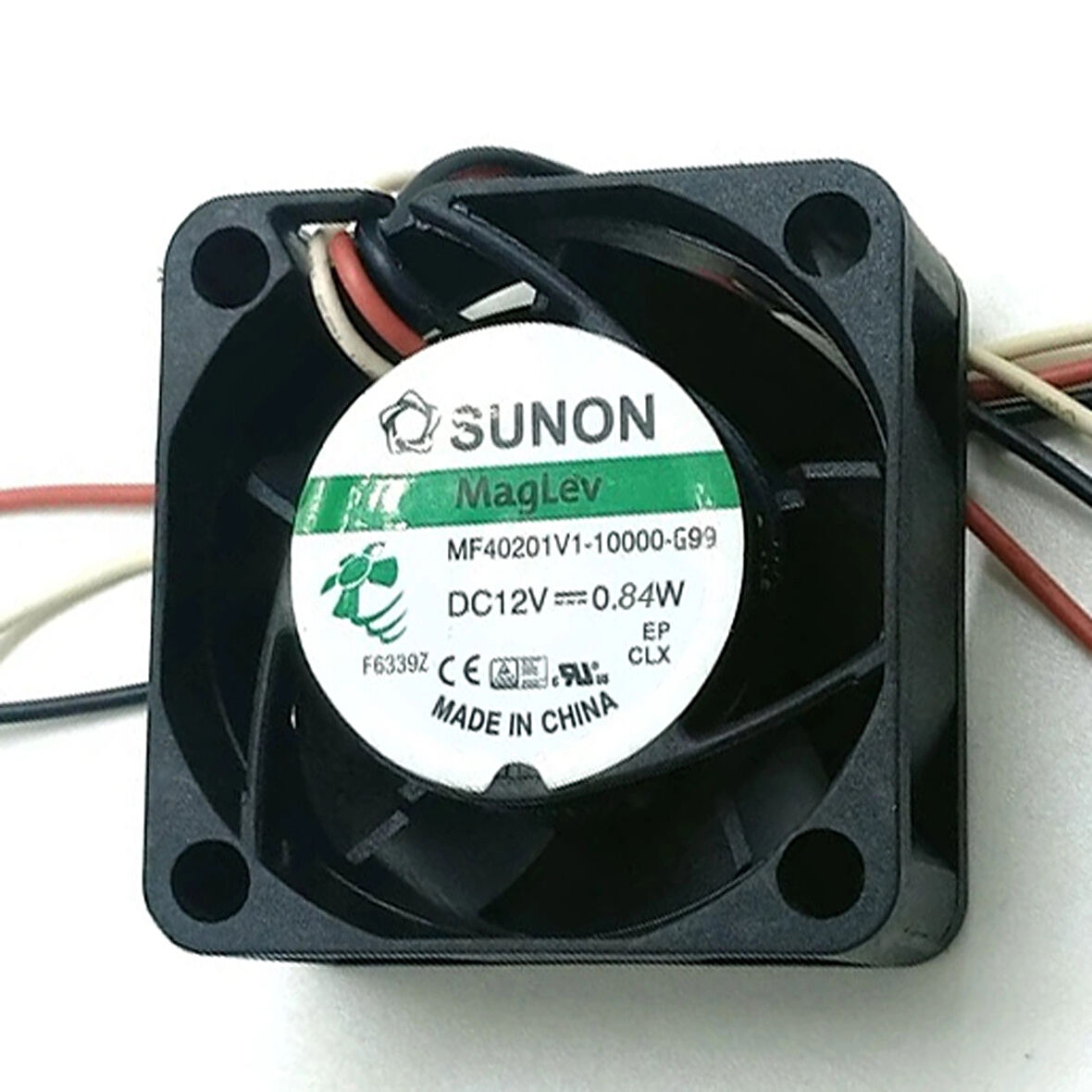 Sunon 40x40x20mm 12V 0,84W/0,07A 2 Kablo Fan MD40201V10000-G-99
