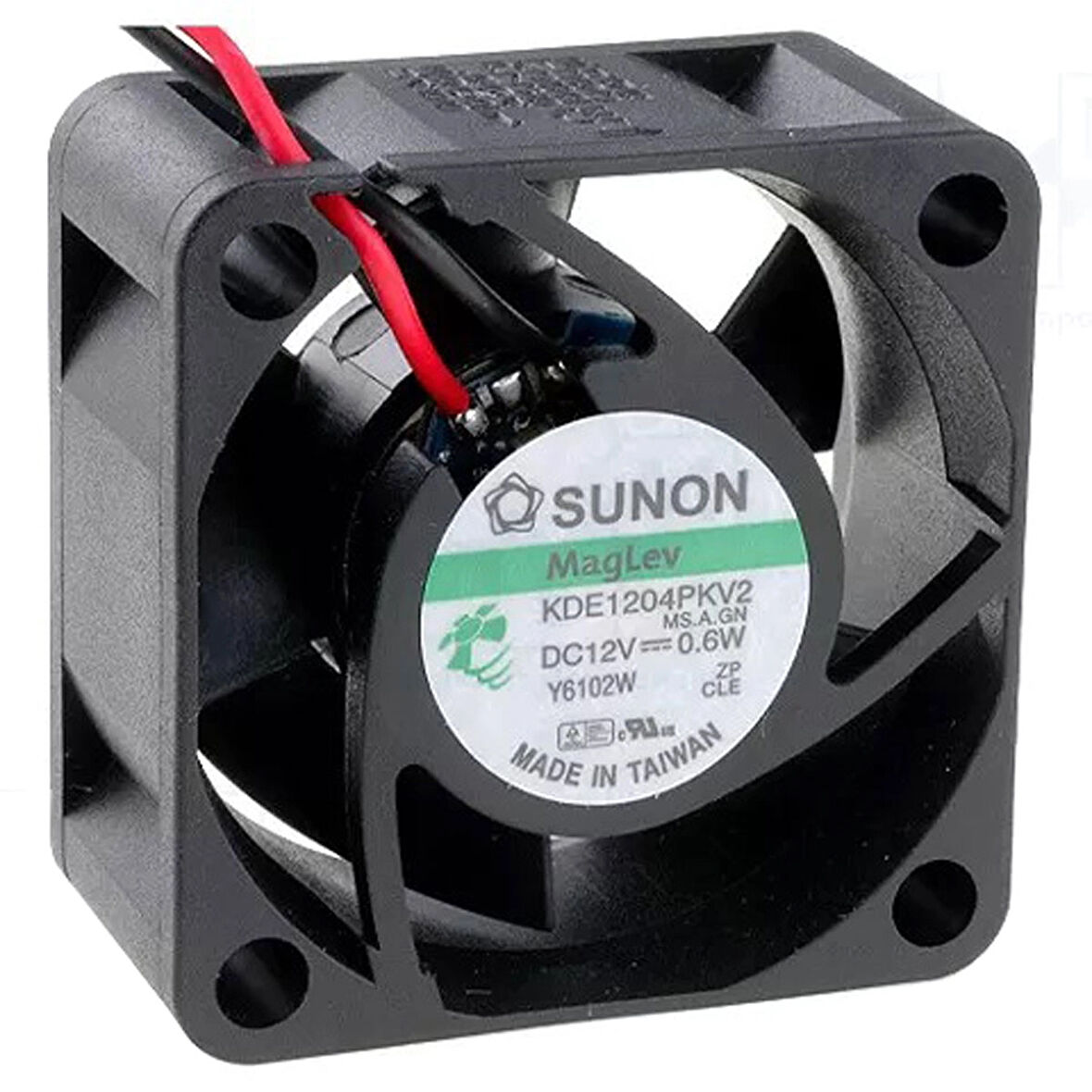 Sunon 40x40x20mm 12v 0,6w 2 Kablo Fan KDE1204PKV2