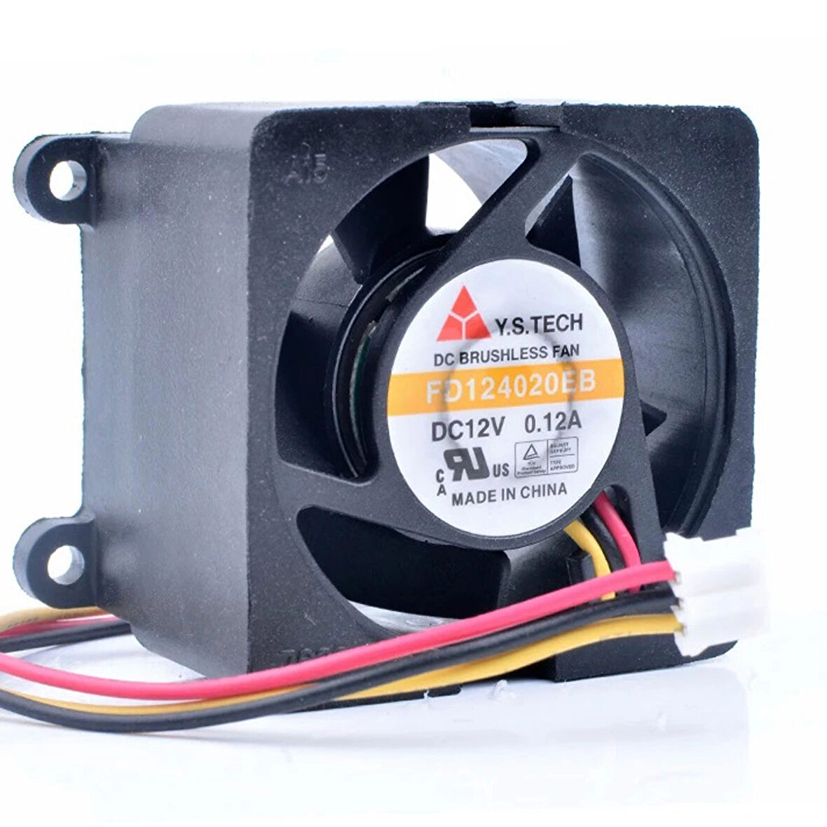 YS Tech 40x40x20mm 12v 0,12A 3 Kablo Fan FD124020EB