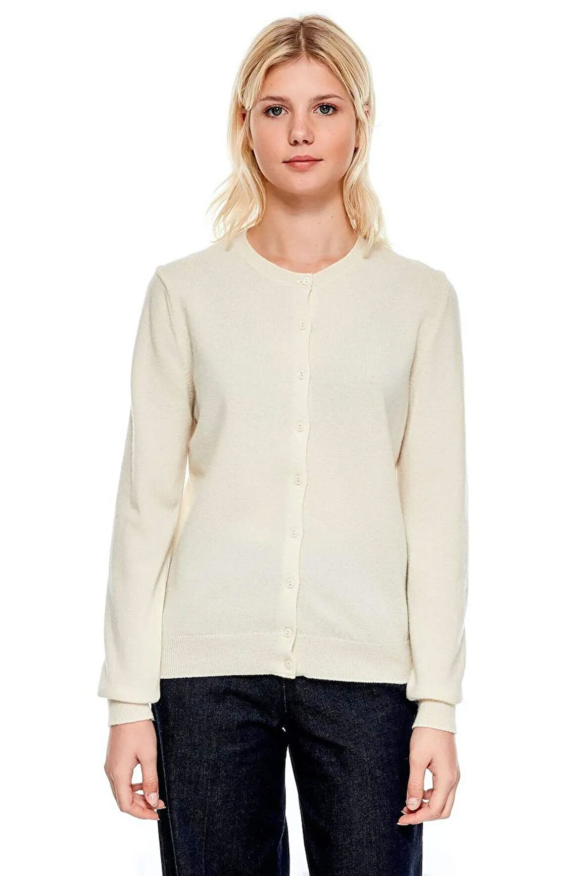 United Colors Of Benetton Kadın / Kız Krem Hırka (Model Kodu: 123A1002D5485 )