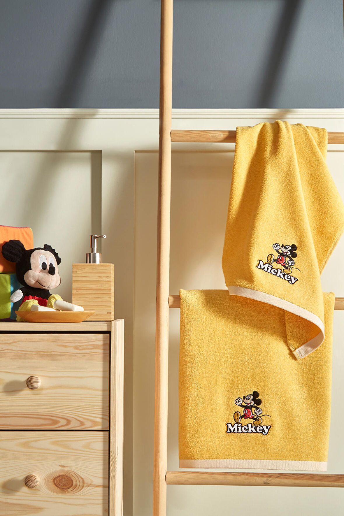 Özdilek Mickey Mouse Happy Disney Lisanslı 2'Li Havlu Set