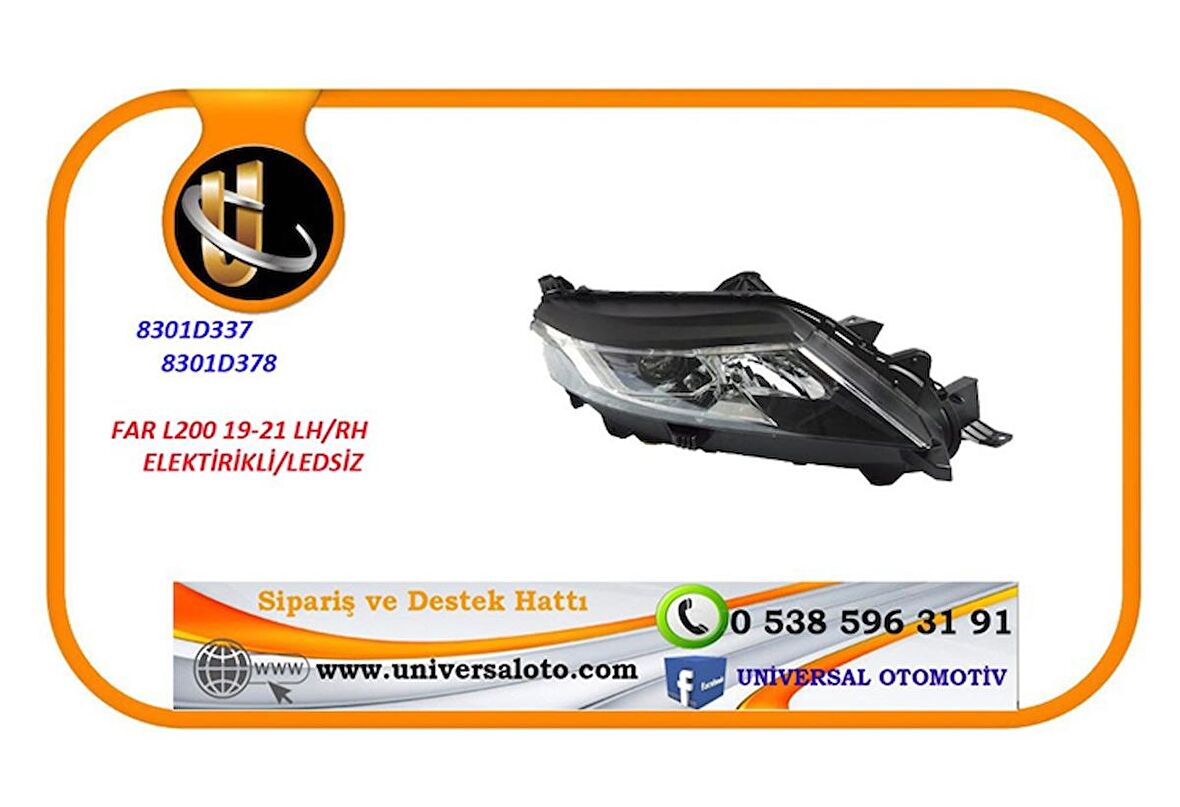 FAR L200 19-21 RH (MANUEL/LEDSİZ)